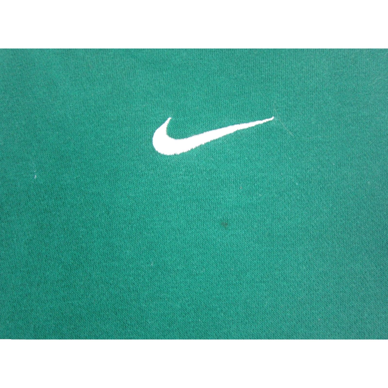 Nike Nike Sweatshirt Adult XL Green Center Swoosh Fleece 90s Size US XL / EU 56 / 4 - 3 Thumbnail