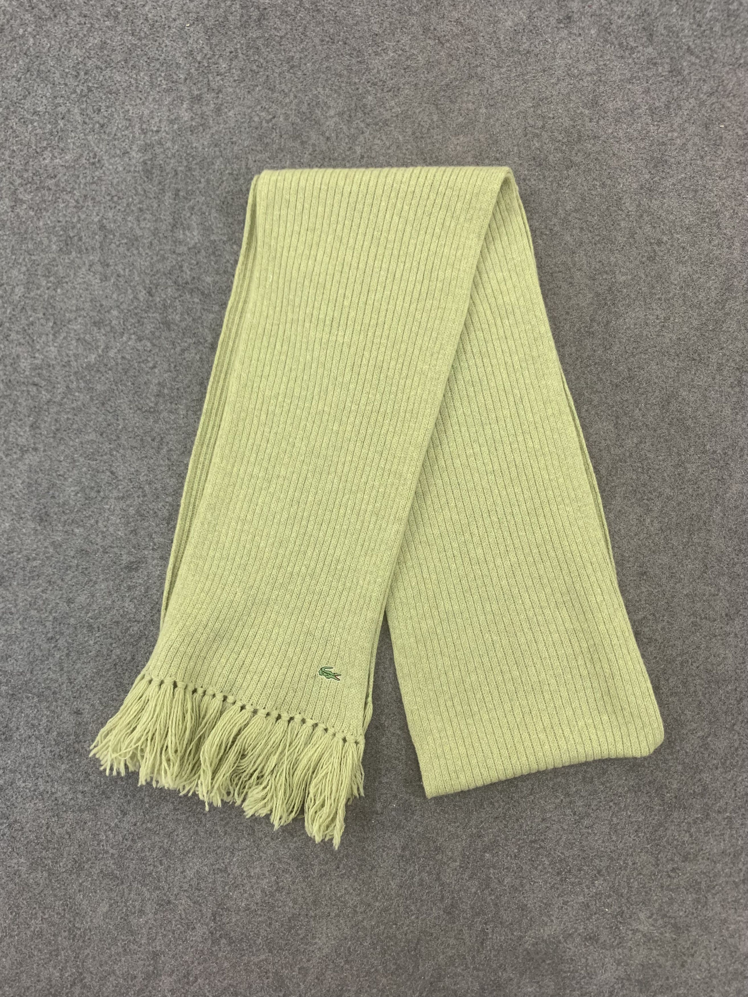 Lacoste Lacoste Scarf Wool Muffler Neck Wrap BL9134 Size ONE SIZE - 3 Thumbnail