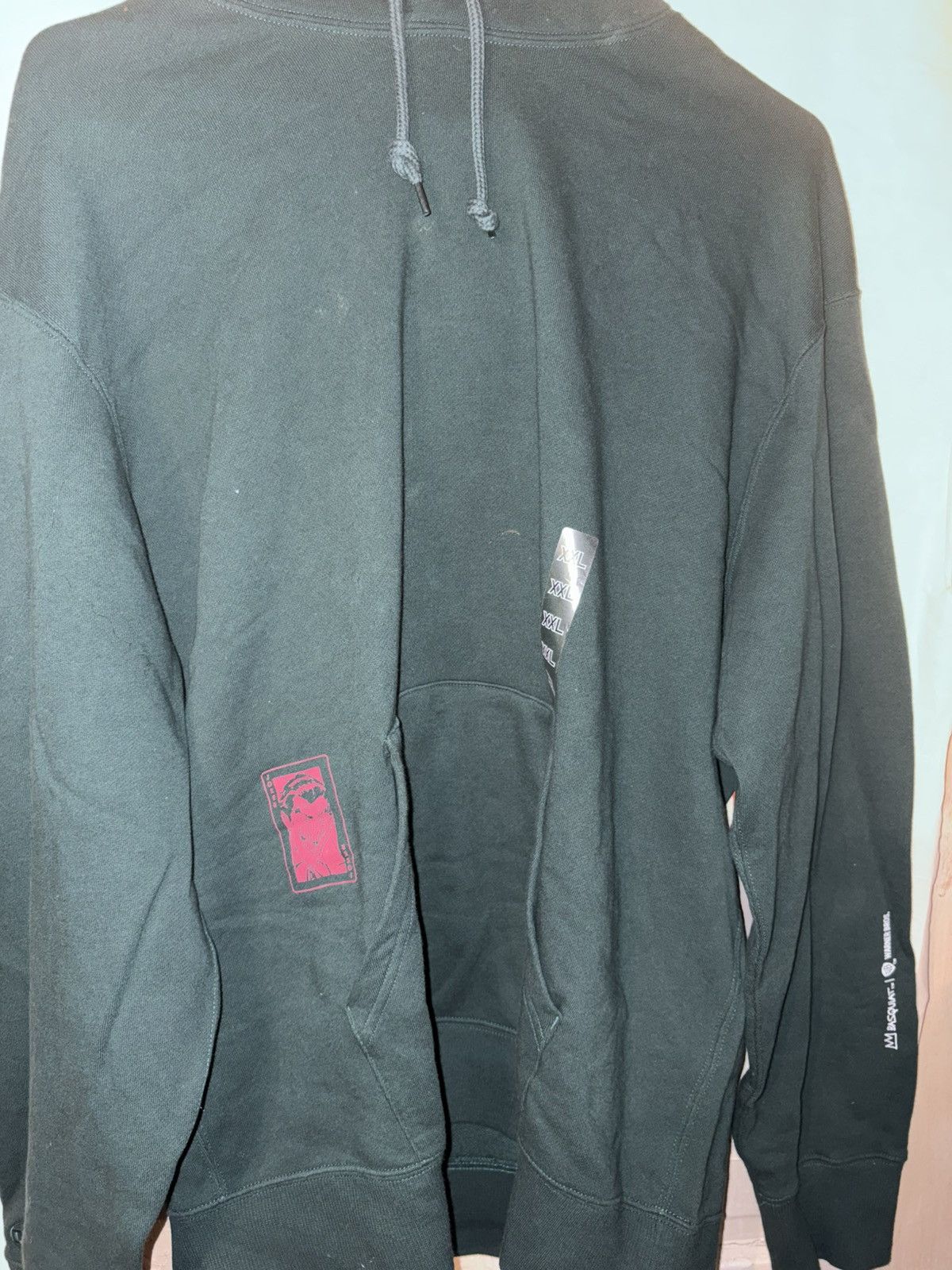 H&M JEAN-MICHEL BASQUIAT X UNIQLO Warner Bros. Hoodie Dark Size US XL / EU 56 / 4 - 4 Thumbnail