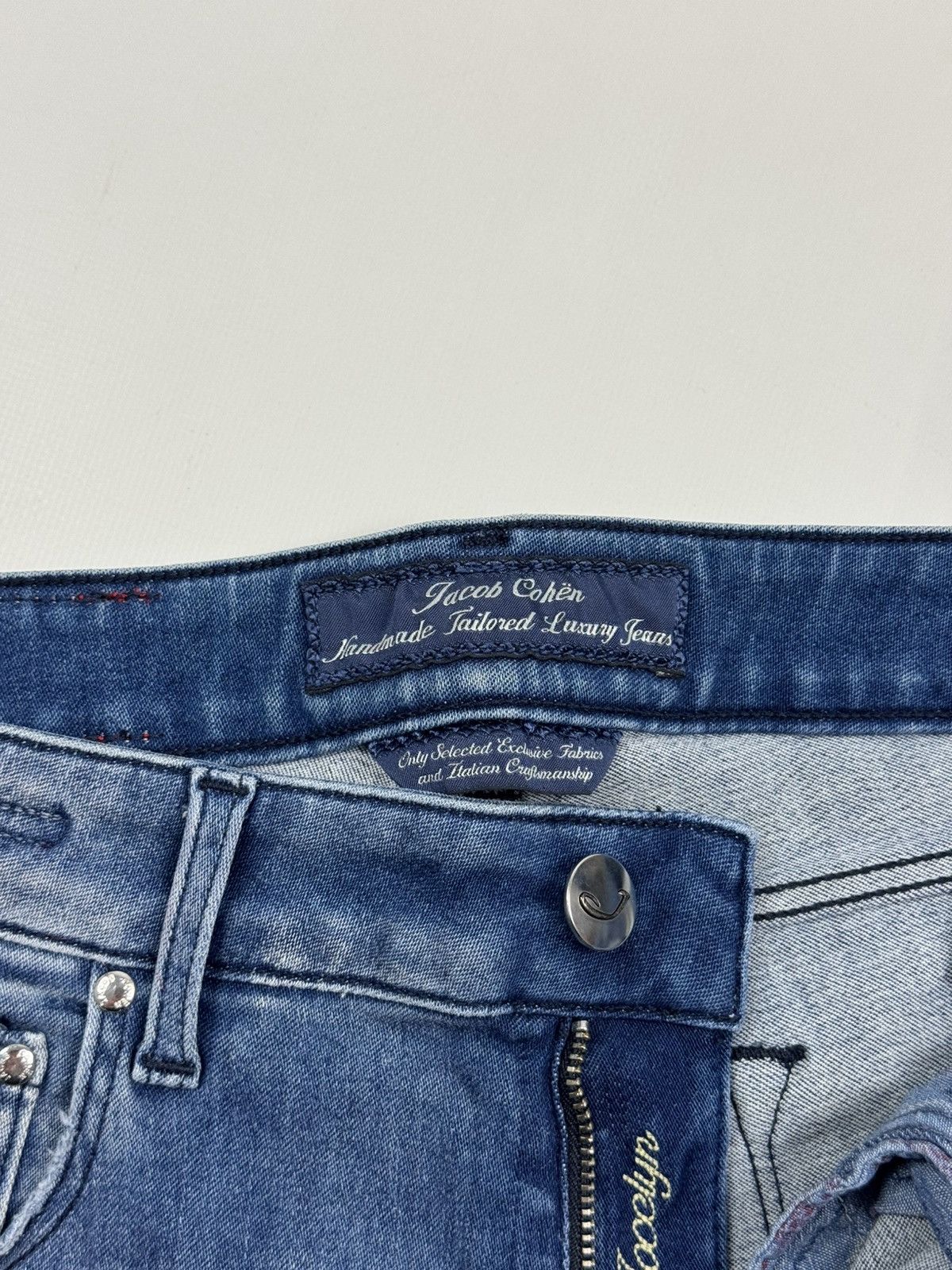 Jacob Cohen Jacob Cohen Jocelyn Slim Blue Women’s Jeans Made in Italy Size 27" / US 4 / IT 40 - 7 Thumbnail