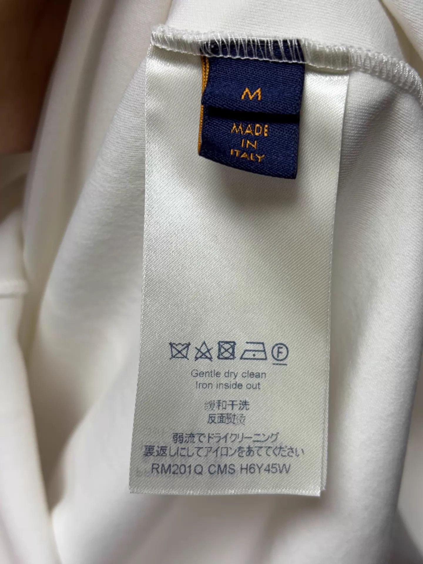 Louis Vuitton LV White Short Sleeve Tee M Size US M / EU 48-50 / 2 - 5 Thumbnail