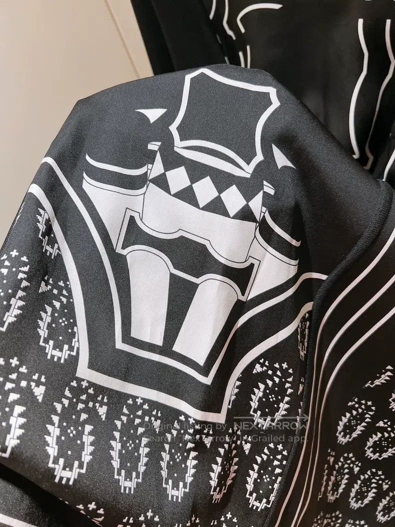 Hermes Hermes Black and White Patchwork Silk Dress Size XXS / US 00 / IT 34 - 7 Thumbnail