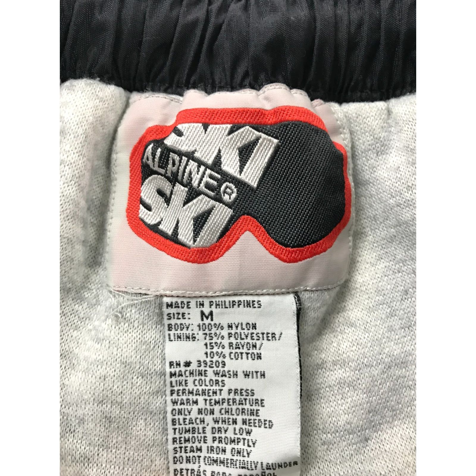 Vintage Ski Alpine Pants Men's Medium Black Insulated Pockets Windpants Sweatpants Skiing Activewear Size US 28 / EU 44 - 6 Thumbnail