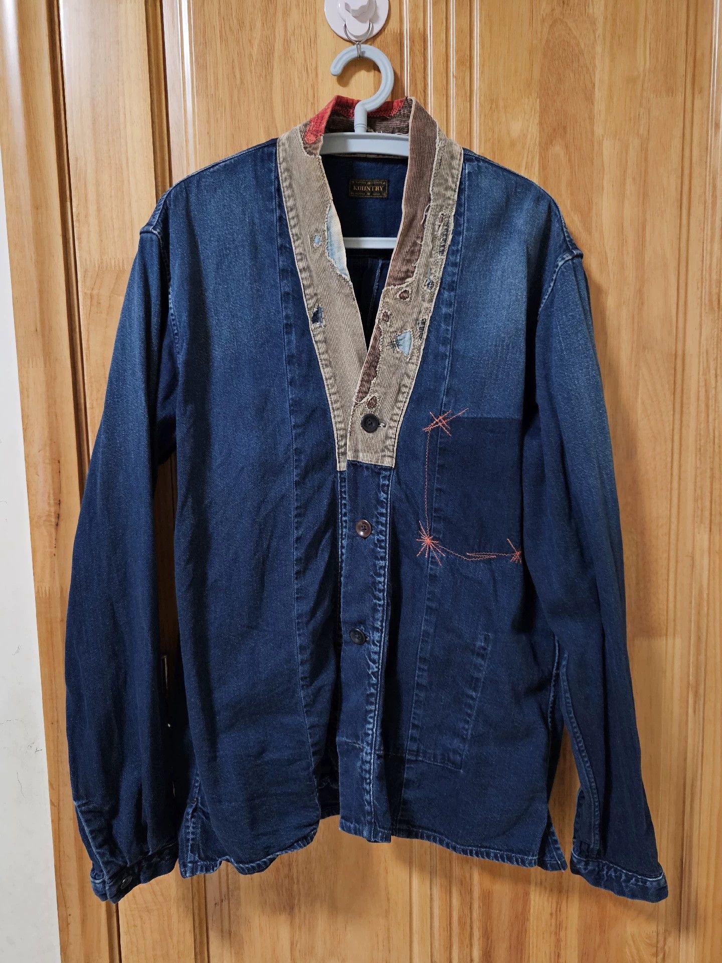 Kapital Kapital erodes blue dye Taoist robes Size US XXL / EU 58 / 5 - 1 Thumbnail