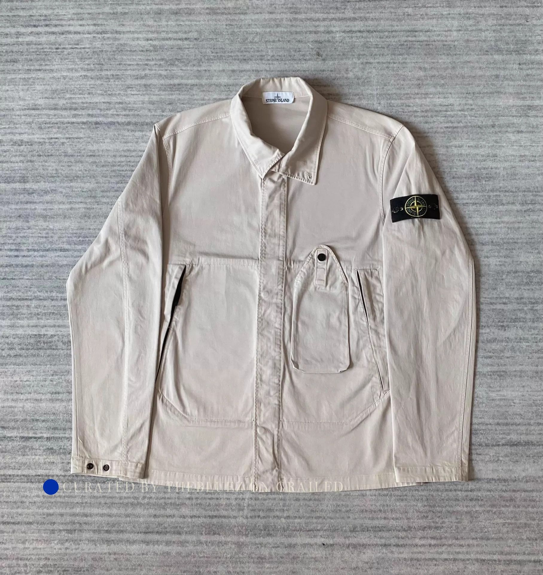 Stone Island Utility Flap Pocket Jacket in Beige Size US L / EU 52-54 / 3 - 1 Thumbnail
