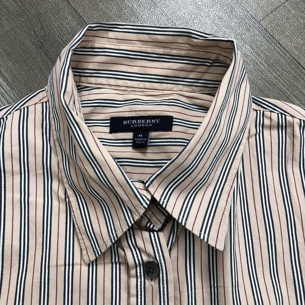 Burberry × Japanese Brand × Vintage Burberry London Striped Button Shirt Women Size M / US 6-8 / IT 42-44 - 3 Thumbnail