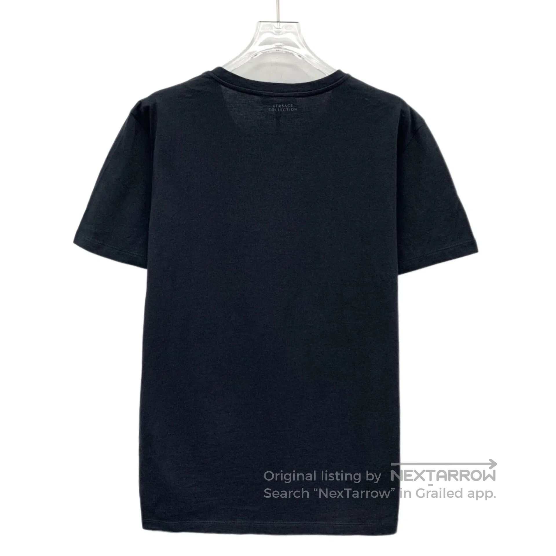 Versace Versace Black pattern stud design cotton crew neck short s Size US S / EU 44-46 / 1 - 2 Thumbnail