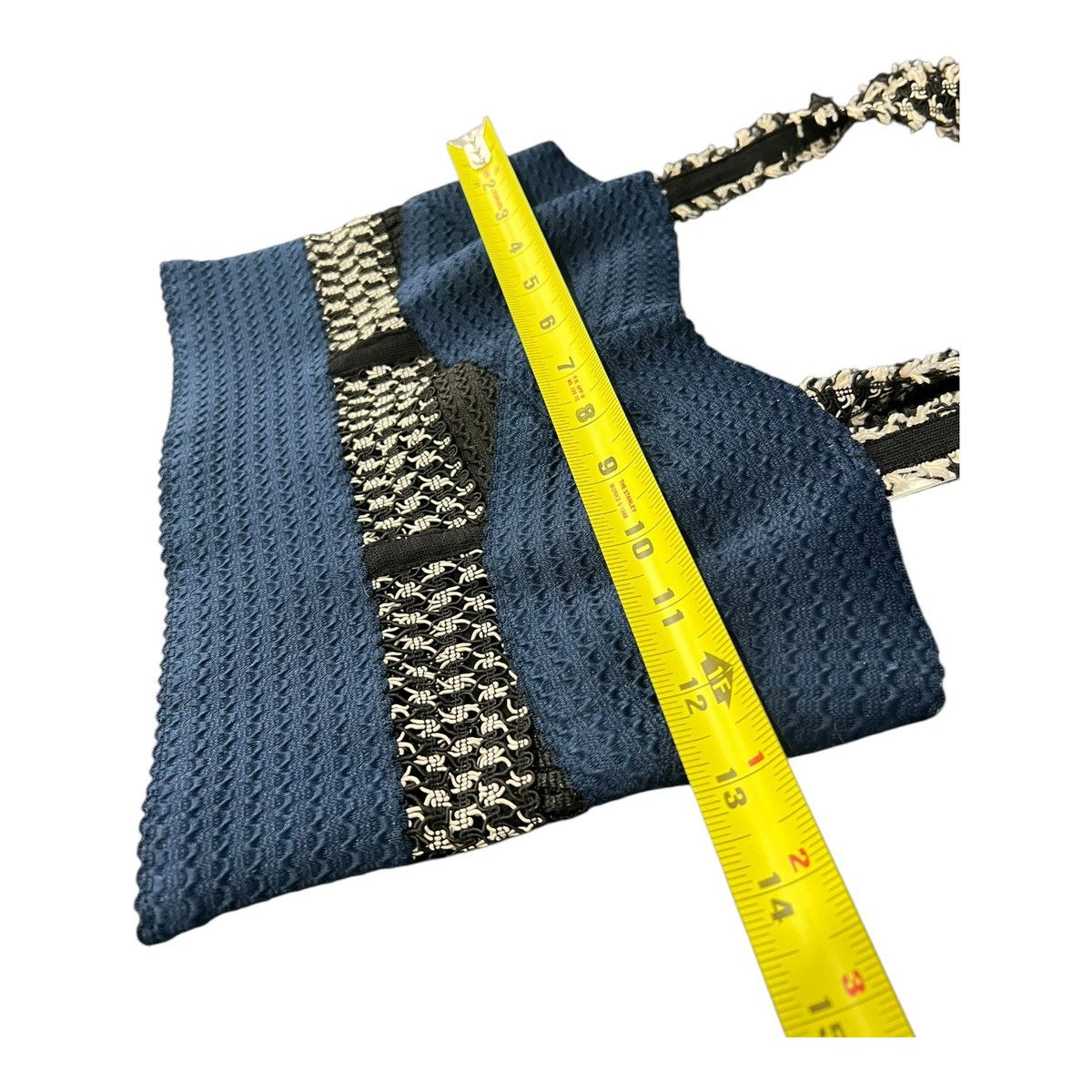 Jonathan Simkhai Jonathan Simkhai Lace Strap Bustier Black And Blue Bandage Size S / US 4 / IT 40 - 4 Thumbnail