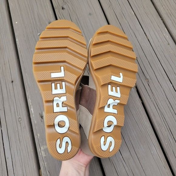 SOREL Sorel Joanie II Slingback Tan Brown Leather Wedge Platform C Size US 9.5 / IT 39.5 - 6 Thumbnail