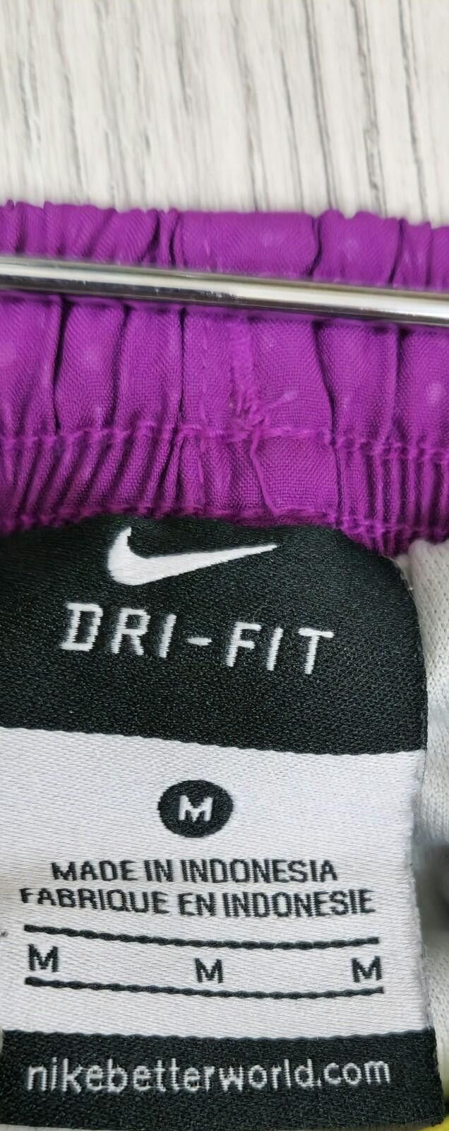 Nike Nike Shorts Womens M Purple,Black,Yellow Dri-Fit Running #12 Size 32" / US 10 / IT 46 - 4 Thumbnail
