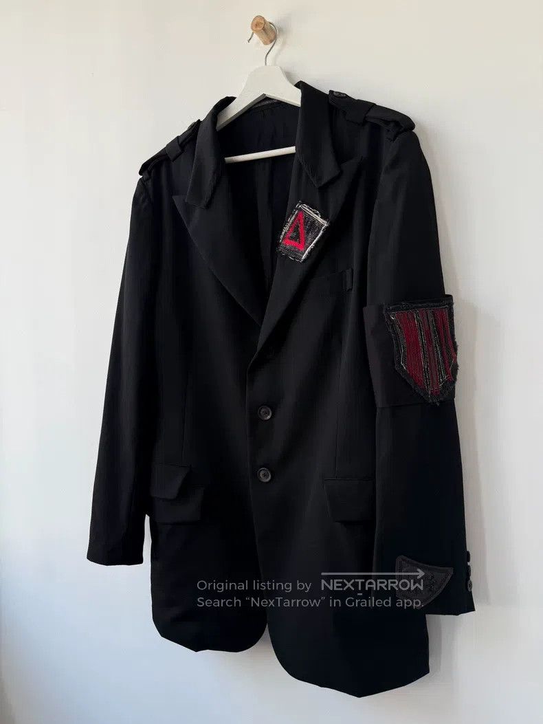 Yohji Yamamoto Yohji Yamamoto 20 AW Mainline Sleeve Band Smoking Suit Jac Size US L / EU 52-54 / 3 - 3 Thumbnail
