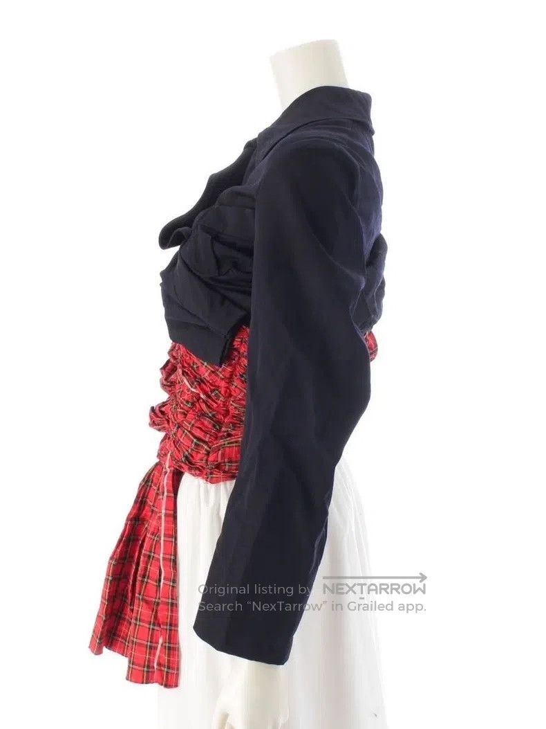 Comme des Garcons Comme des Garcons Retro Plaid Patchwork Design Two-Piece T Size S / US 4 / IT 40 - 3 Thumbnail