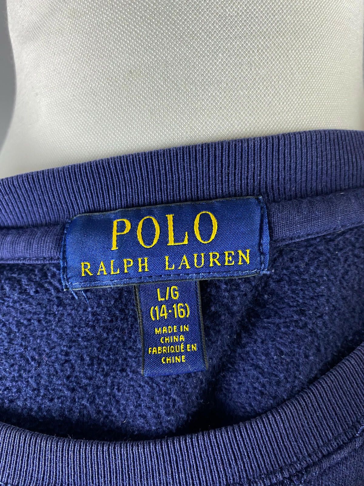 Polo Ralph Lauren Kid's Polo Ralph Lauren Big Logo Long Sleeve Sweater Size L Size US L / EU 52-54 / 3 - 8 Thumbnail