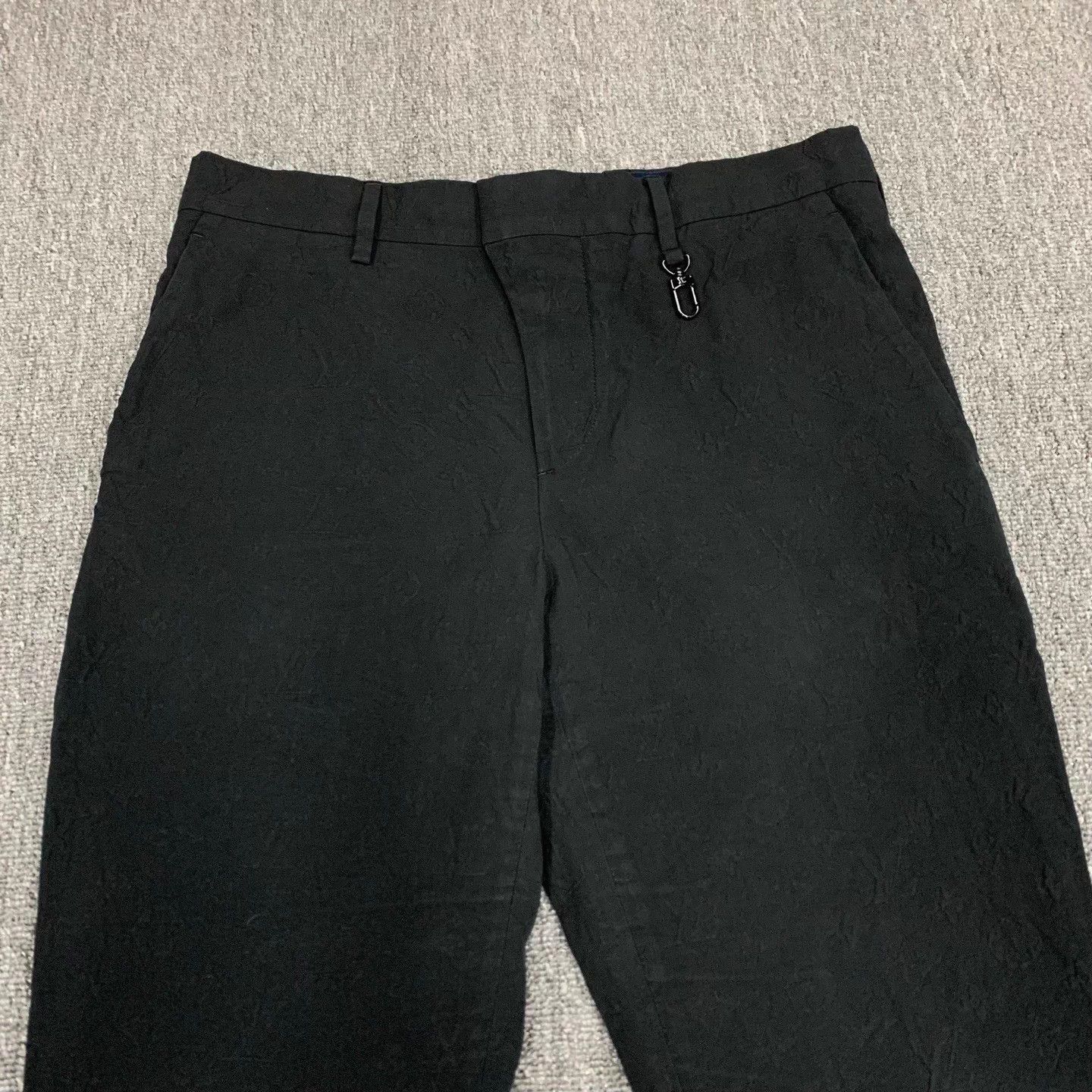 Louis Vuitton LV Black Monogram All Over Pants 38 95 New Size 27" / US 4 / IT 40 - 6 Thumbnail
