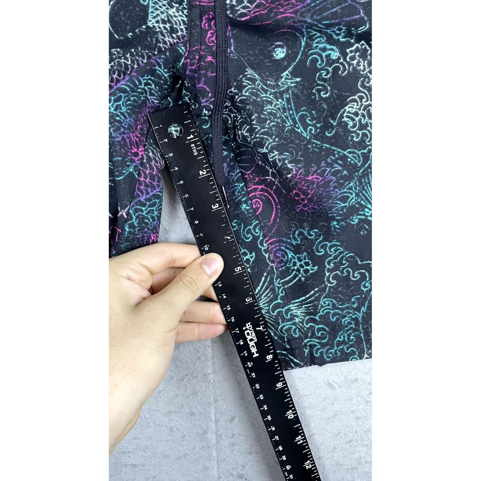 Vintage Columbia PFG Boardshort Womens 8 Black Koi Fish Omni-Shield Ravina Gardens Size ONE SIZE - 6 Thumbnail