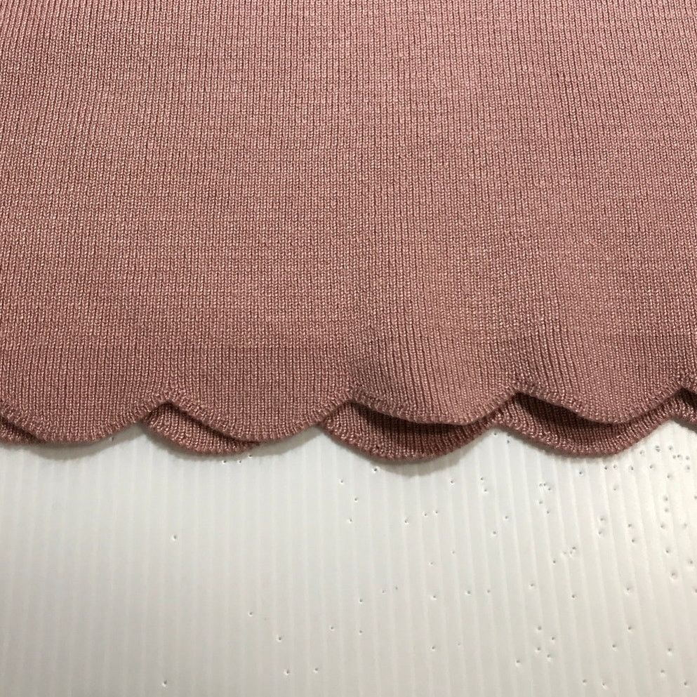 Other Cable & Gauge Mauve Scalloped Neckline ¾ Sleeve Sweater M Size M / US 6-8 / IT 42-44 - 4 Thumbnail