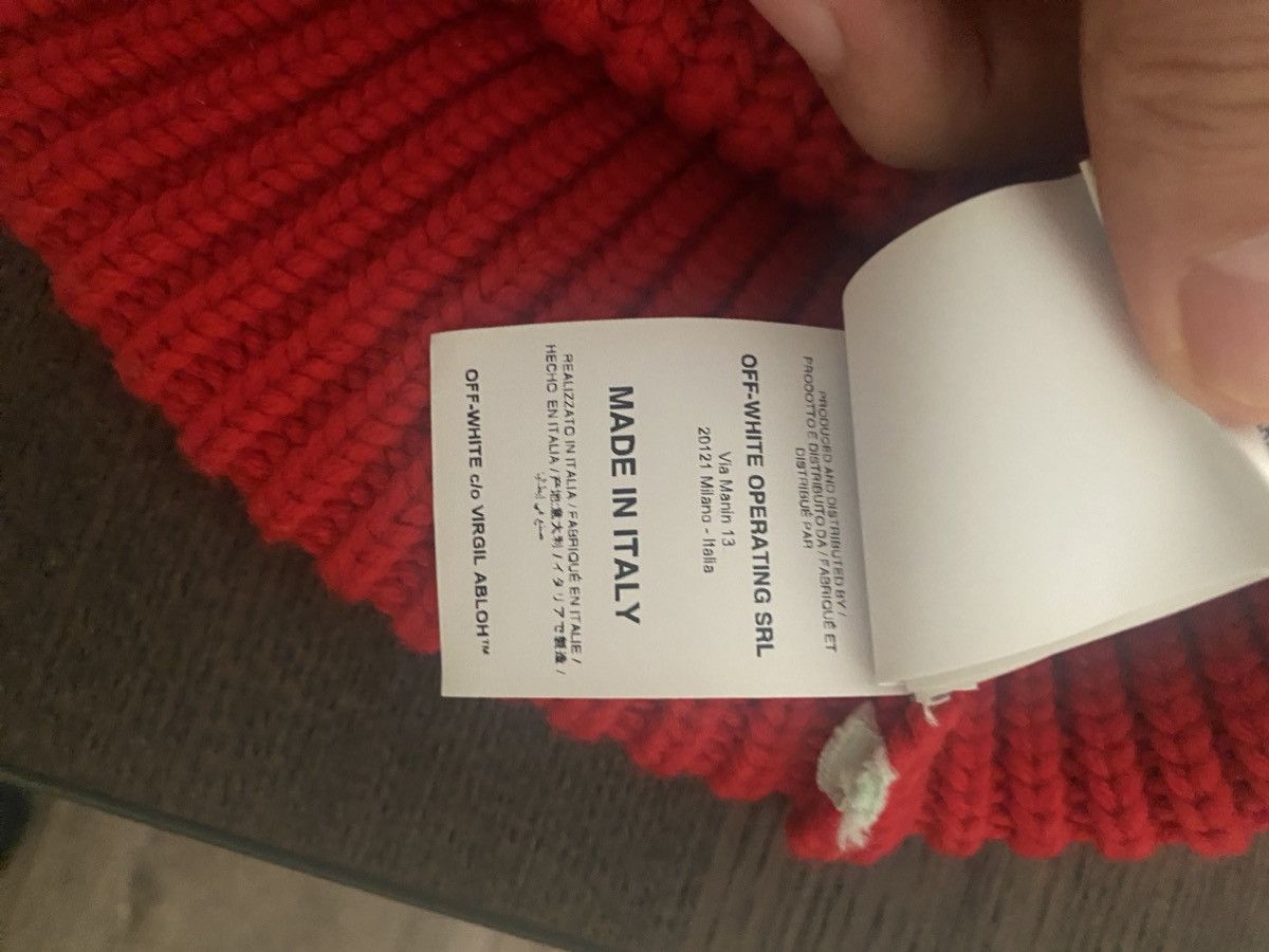 Off-White Virgil Abloh Off White beanie Size ONE SIZE - 5 Thumbnail