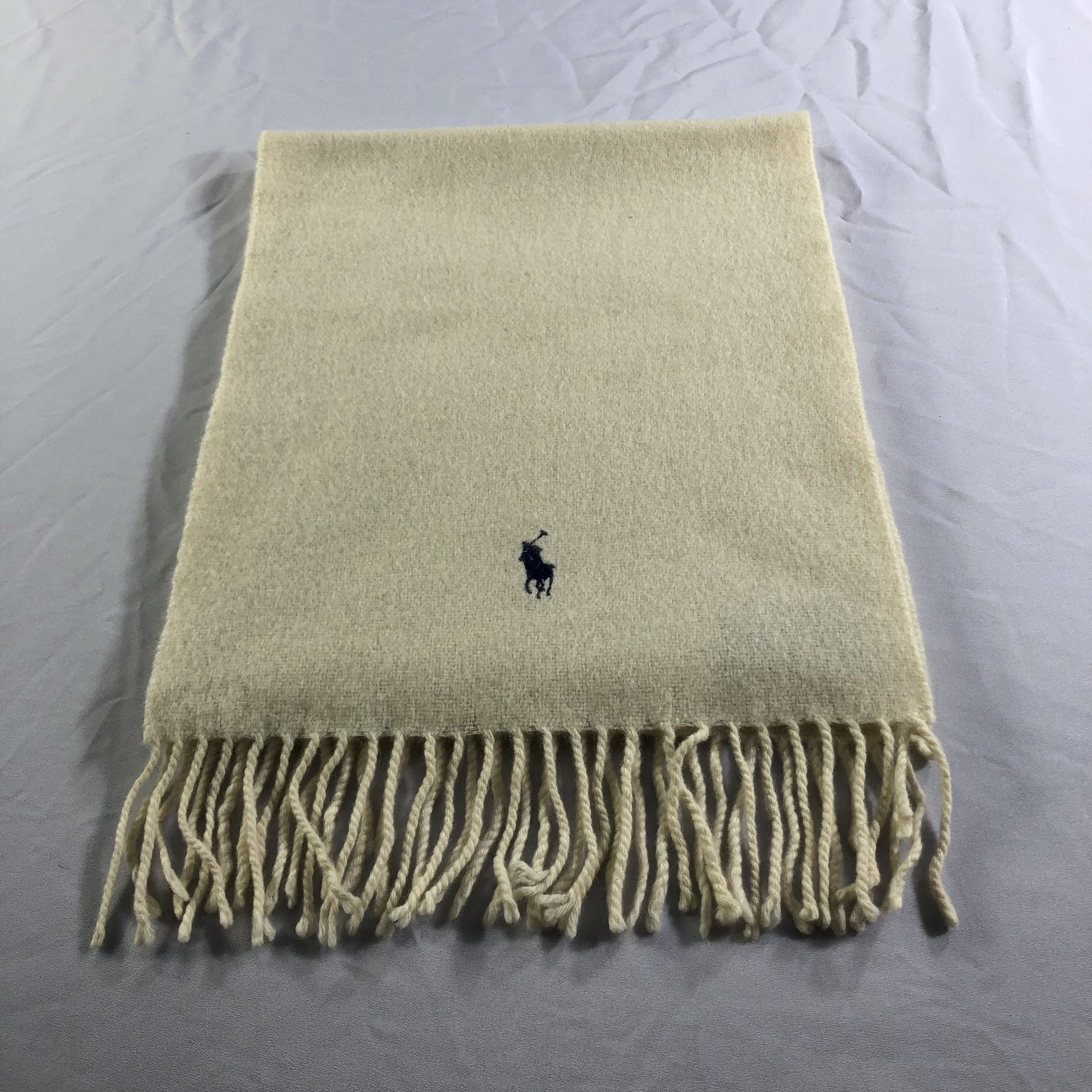 Polo Ralph Lauren Polo Ralph Lauren Cashmere/Wool Scarf Muffler Neckwear V2409 Size ONE SIZE - 2 Thumbnail