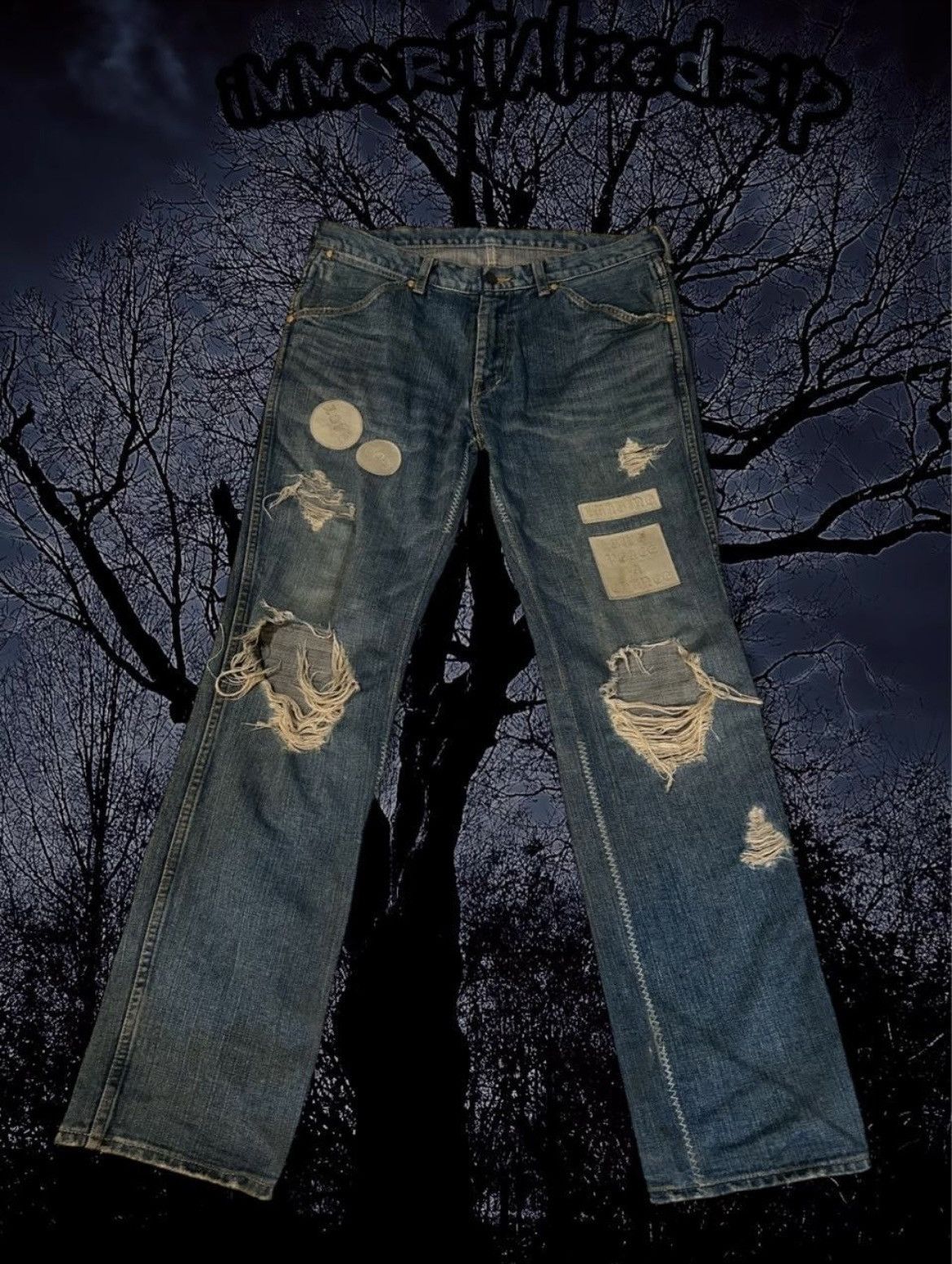 Number (N)ine ‘Give Peace A Chance’ Denim
