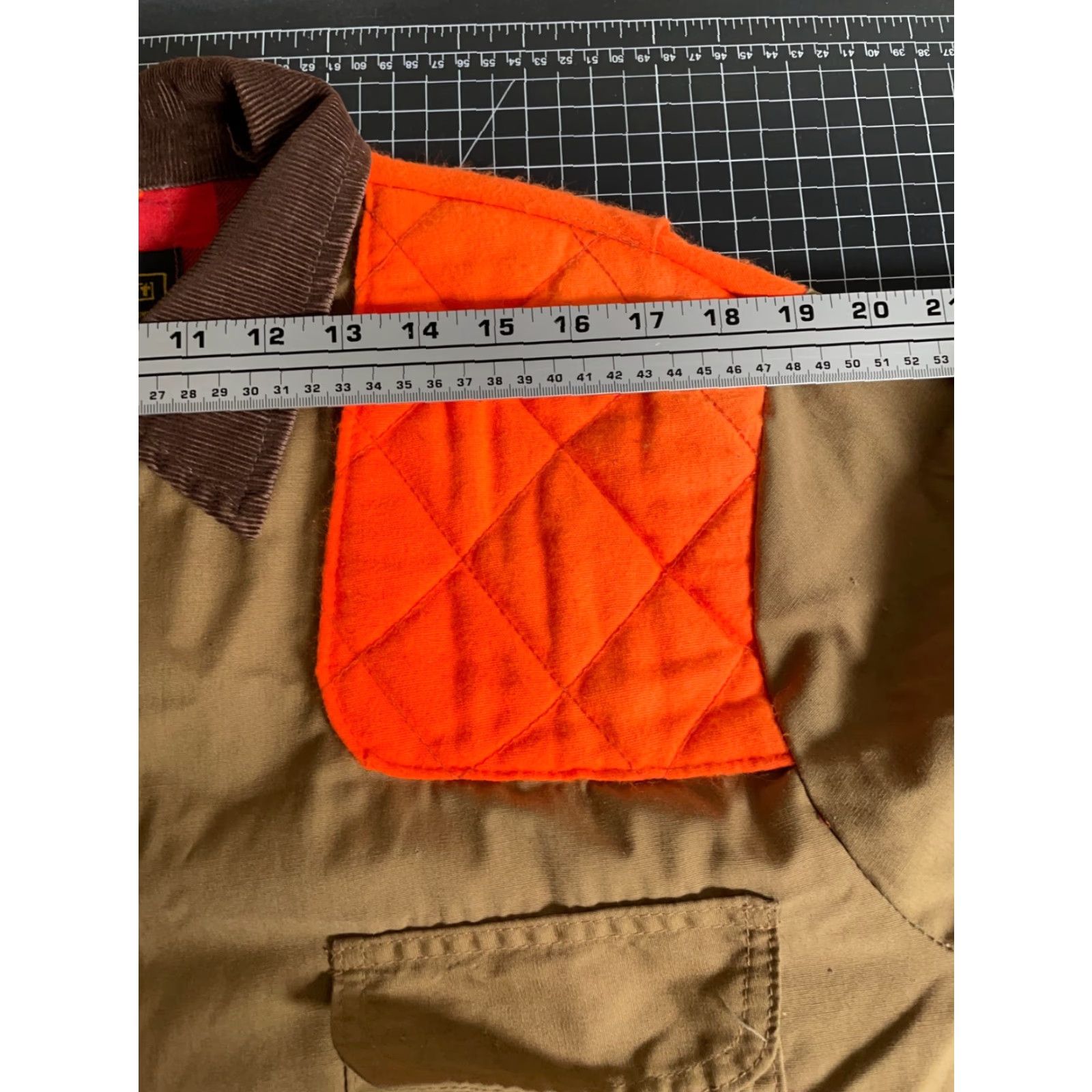 Vintage Vintage Yes K-mart 80s Hunting Shirt Jacket Men’s Large Brown Blaze Orange Corduroy Collar Size US M / EU 48-50 / 2 - 7 Thumbnail