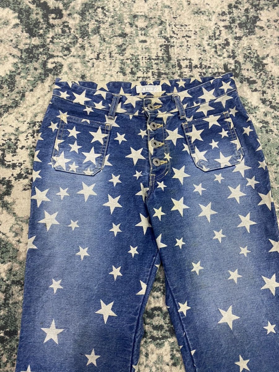 Hysteric Glamour Magic Square Star Printed Hysteric Style Flare Denim Size US 28 / EU 44 - 11 Thumbnail