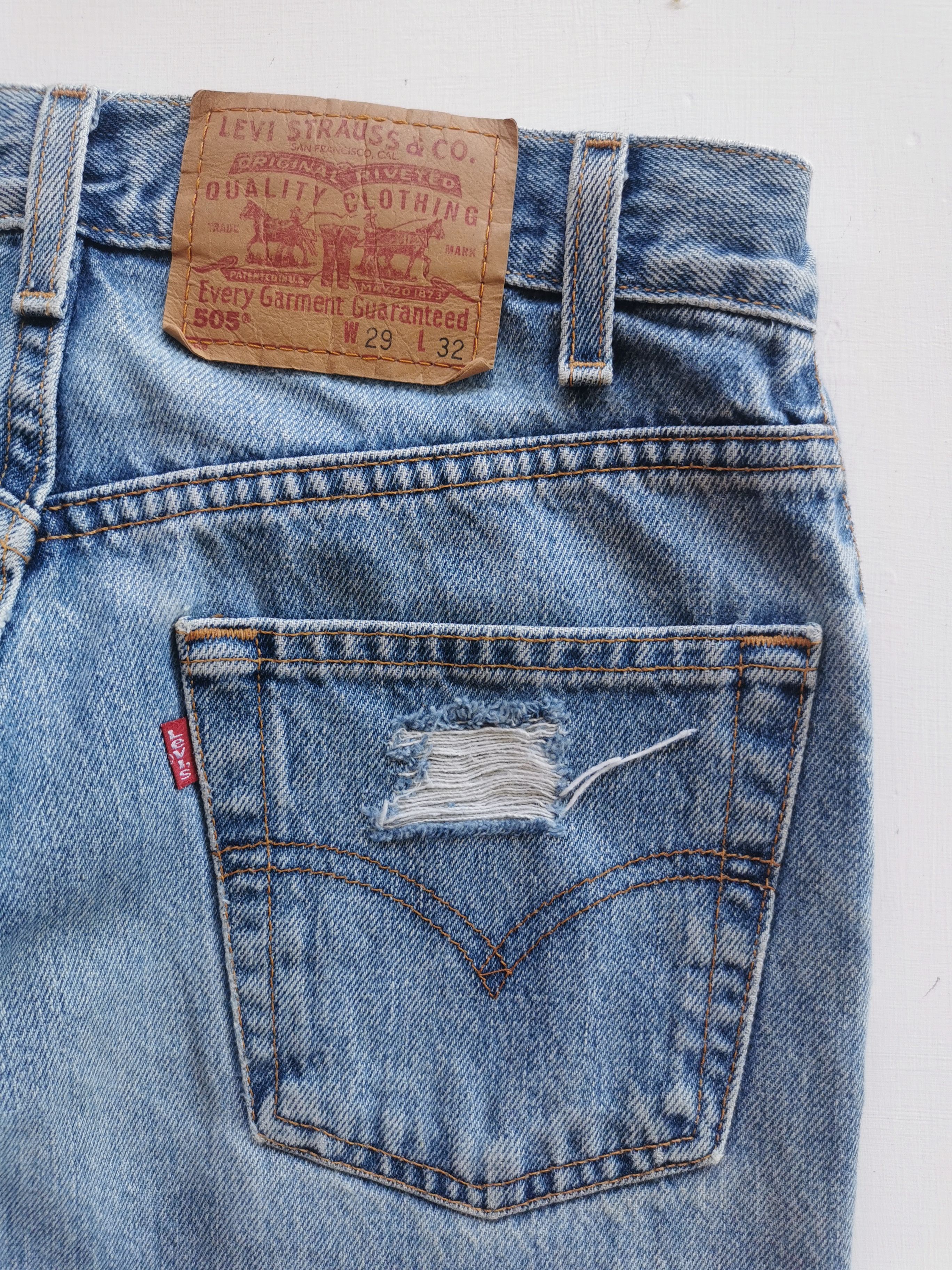 Levi's Vintage Levi's 505 Thrashed Size US 29 - 6 Thumbnail
