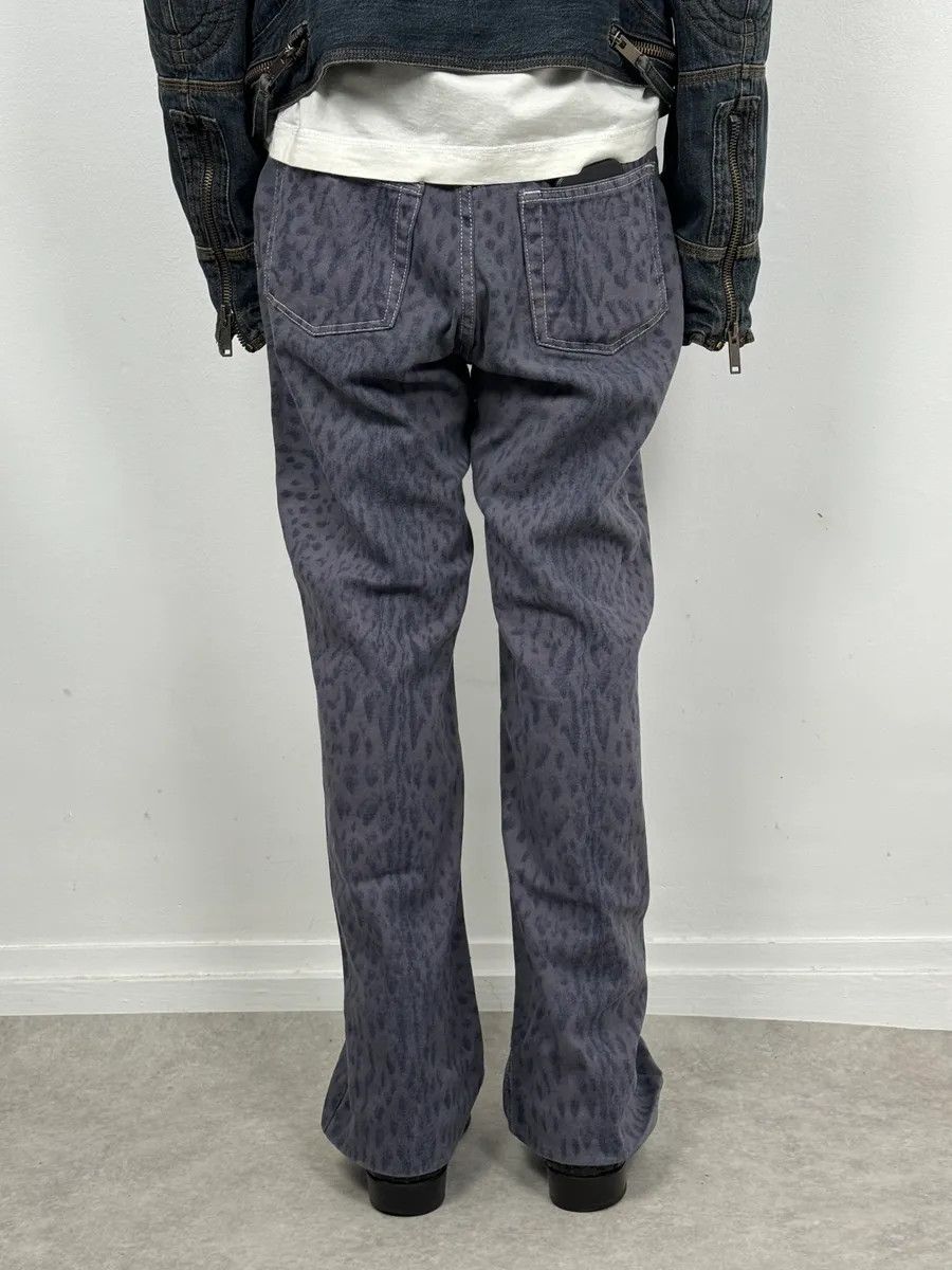 Roberto Cavalli 2000s Roberto Cavalli Navy Leopard Wide Pants Size US 30 / EU 46 - 4 Thumbnail