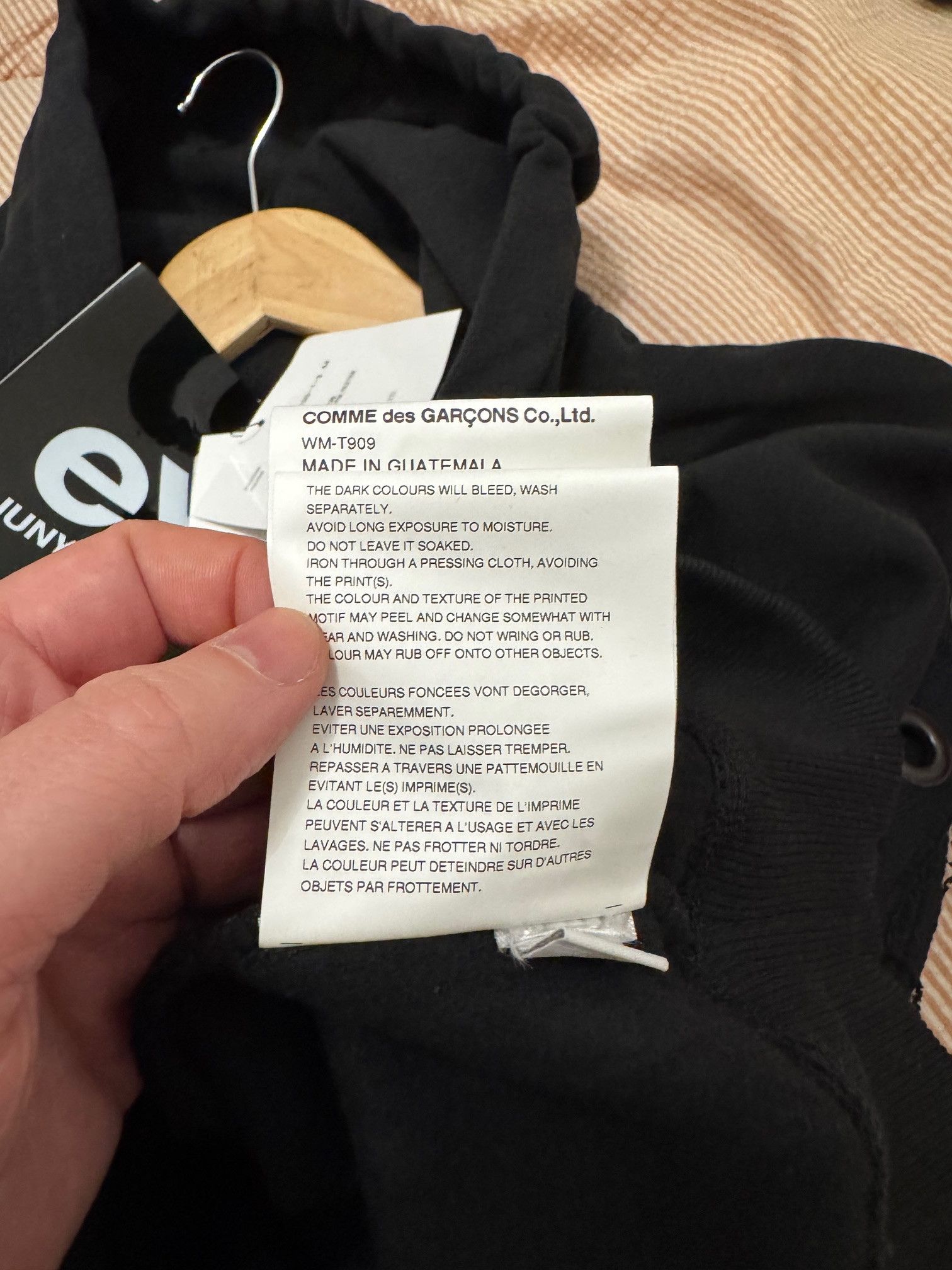 Junya Watanabe JUNYA WATANABE MAN EYE X STÜSSY HOODED VEST BLACK Size US M / EU 48-50 / 2 - 12 Thumbnail