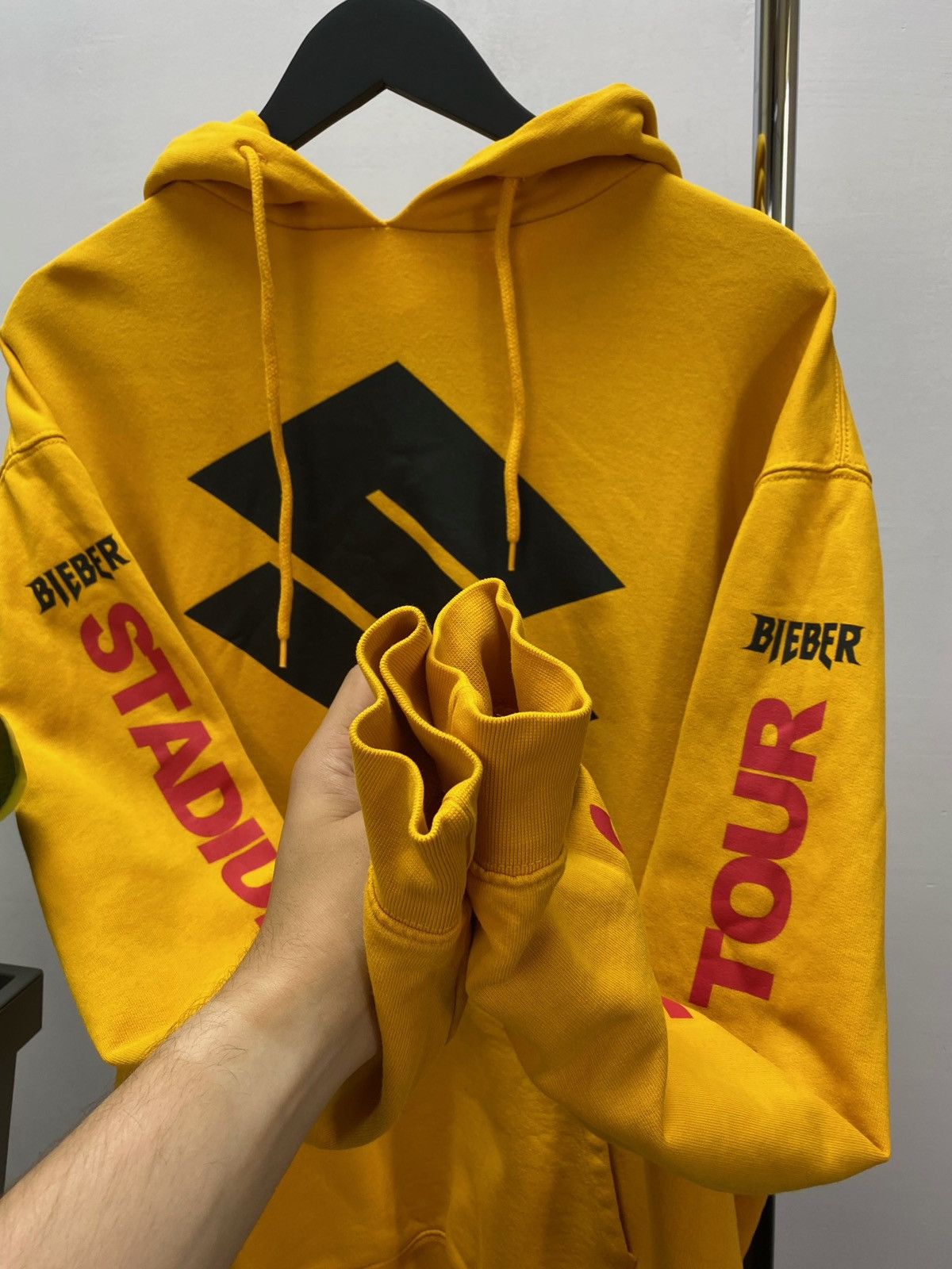Band Tees × Justin Bieber Justin Bieber Stadium Tour Purpose team 2017 hoodie Size US XL / EU 56 / 4 - 11 Thumbnail