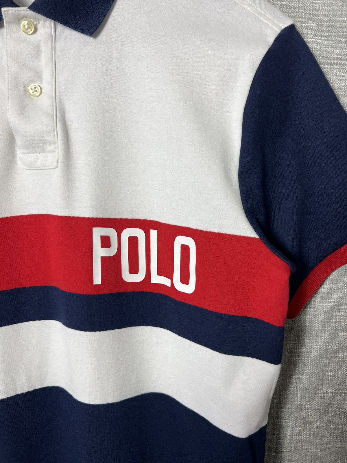 Polo Ralph Lauren Polo Ralph Lauren Large Logo Polo Shirt Men’s Collared Tee Size US S / EU 44-46 / 1 - 3 Thumbnail