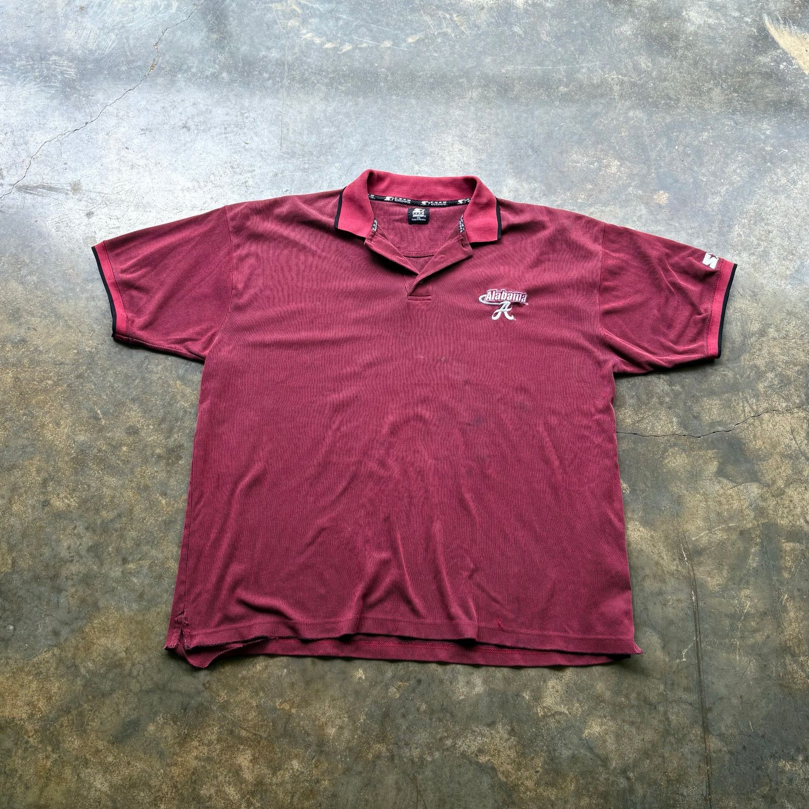 Starter Vintage 90s Alabama Crimson Tide Starter Polo Size US XXL / EU 58 / 5 - 1 Thumbnail