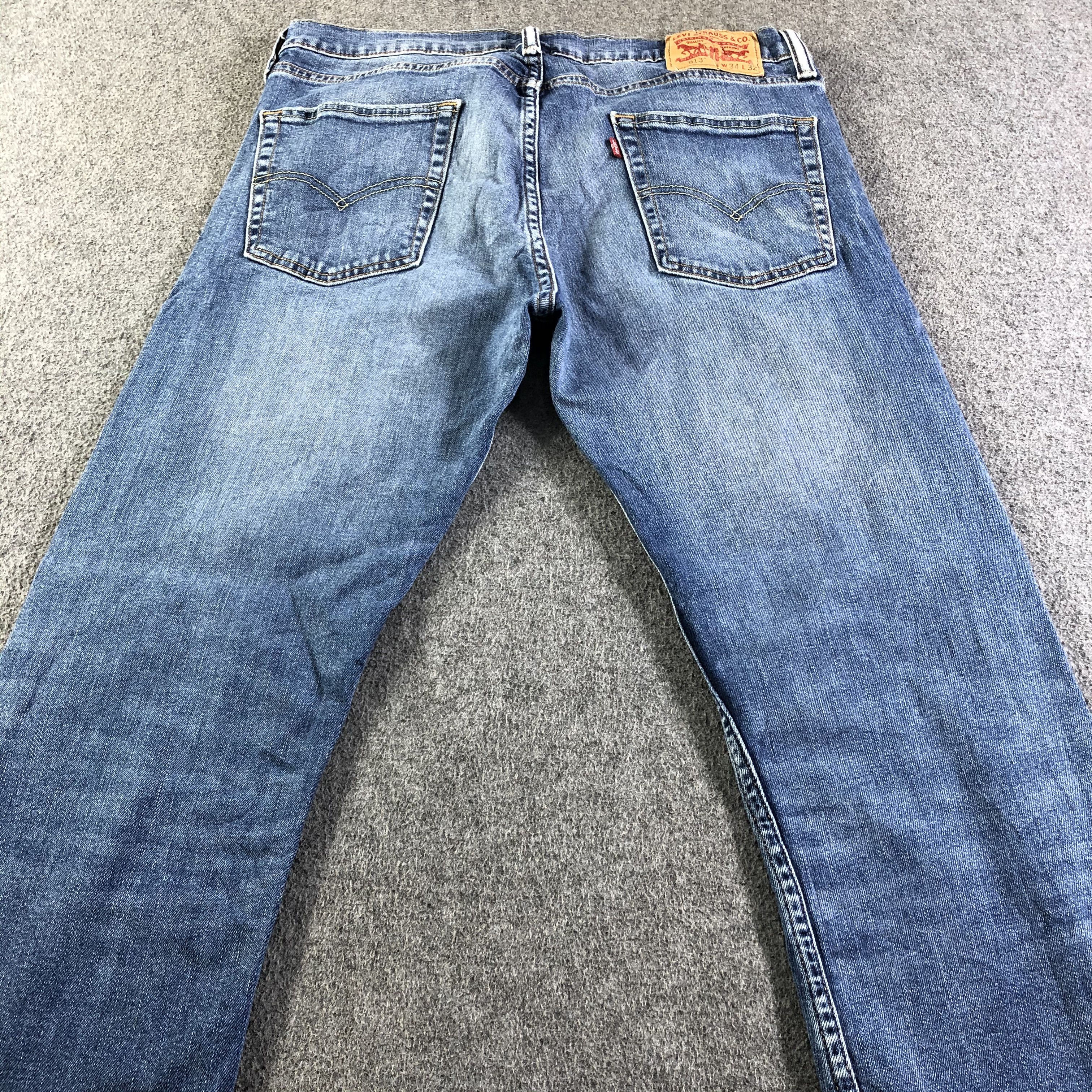 Levi's Vintage Blue Wash Levis 513 Jeans-J4520 Size US 33 - 4 Thumbnail
