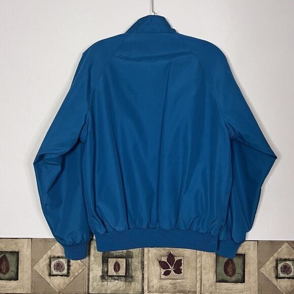 Lands' End Lands End Bomber Windbreaker Jacket Medium Reversible Blue O Size M / US 6-8 / IT 42-44 - 3 Thumbnail