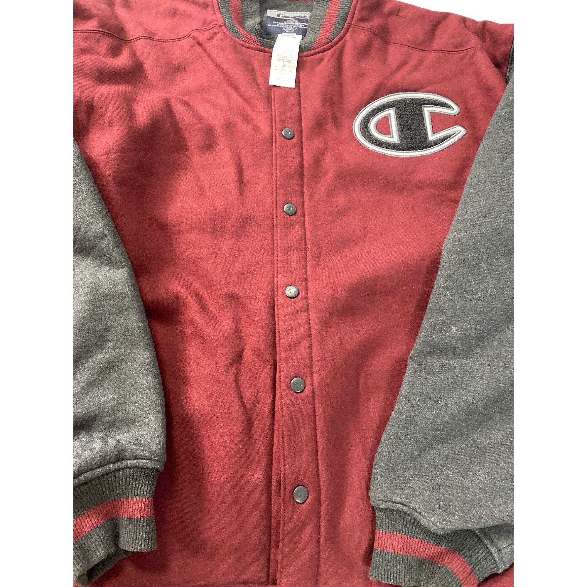 Champion Champion mens red grey Varsity Bomber Jacket size XXL SKU 90 Size US XXL / EU 58 / 5 - 8 Thumbnail
