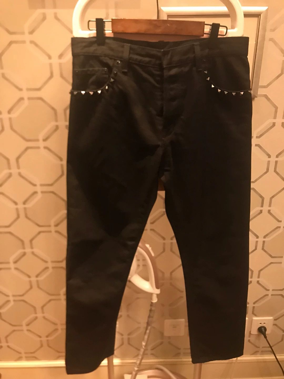 Valentino Valentino Black Studded Jeans Size 30" / US 8 / IT 44 - 1 Thumbnail