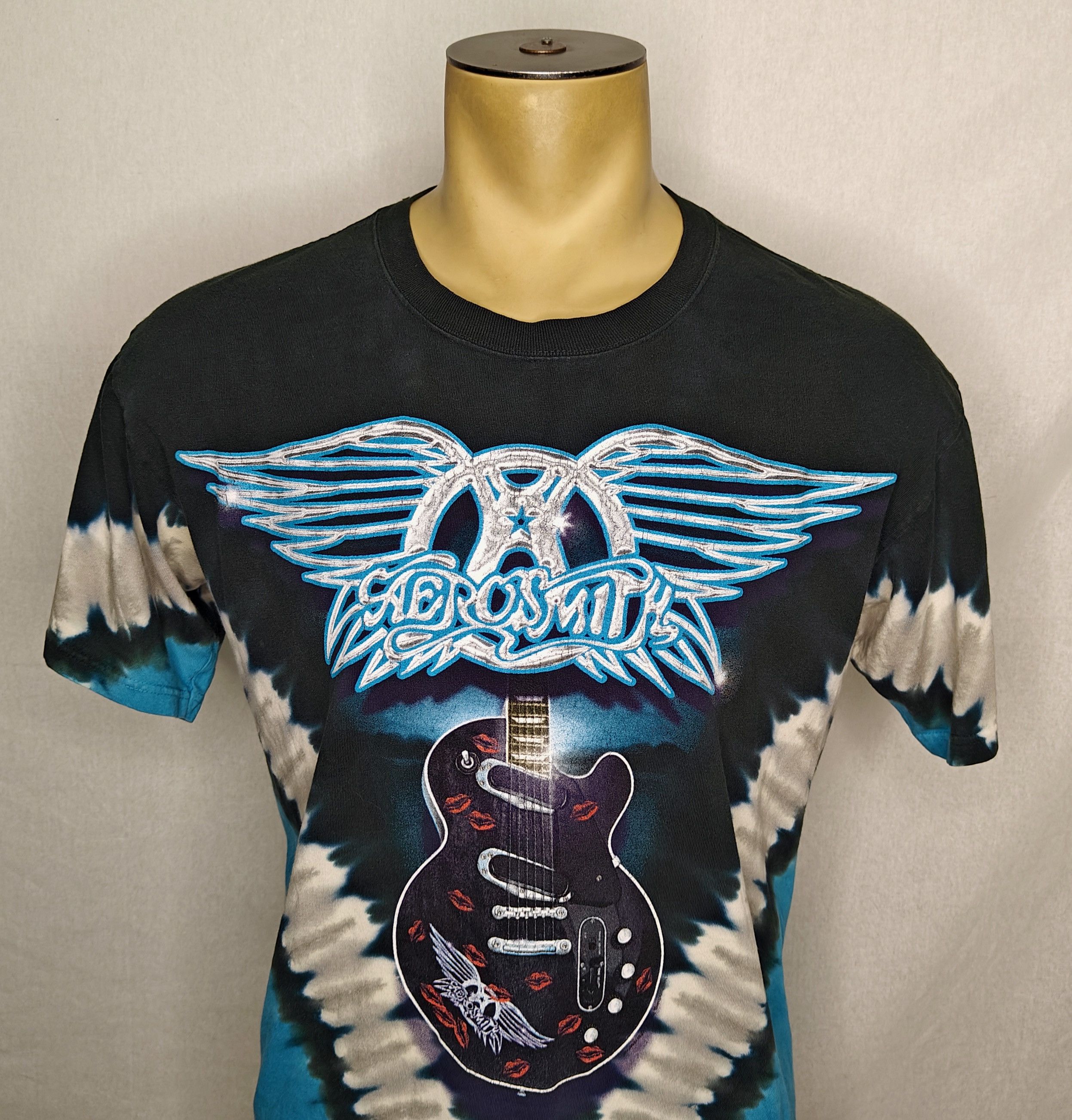Band Tees VTG 2006 Liquid Blue Aerosmith tie-dye rock band t-shirt Size US M / EU 48-50 / 2 - 3 Thumbnail