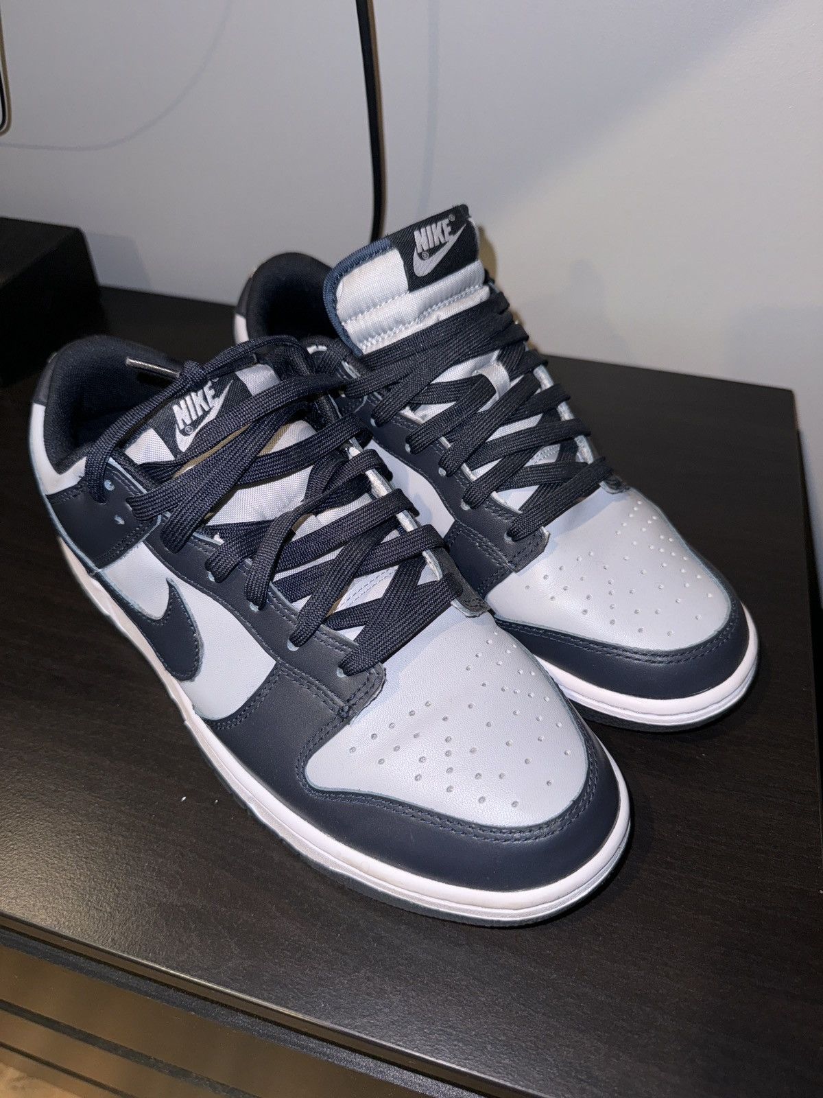 image of Nike Dunk “Georgetown” Shoes in Grey, Men's (Size 10)