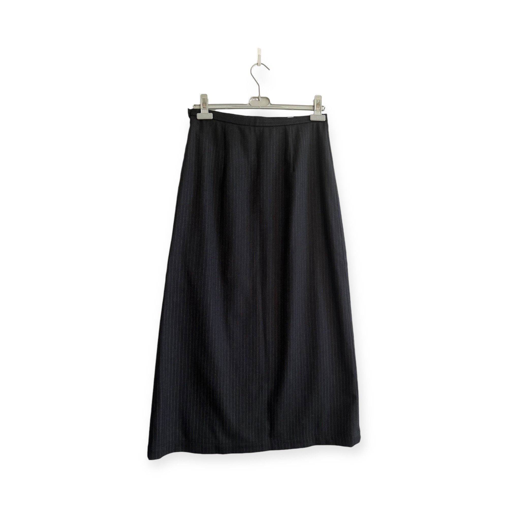 Alberta Ferretti Philosophy di Alberta Ferretti Maxi Pin Stripe Wool Skirt Size 30" / US 8 / IT 44 - 2 Thumbnail