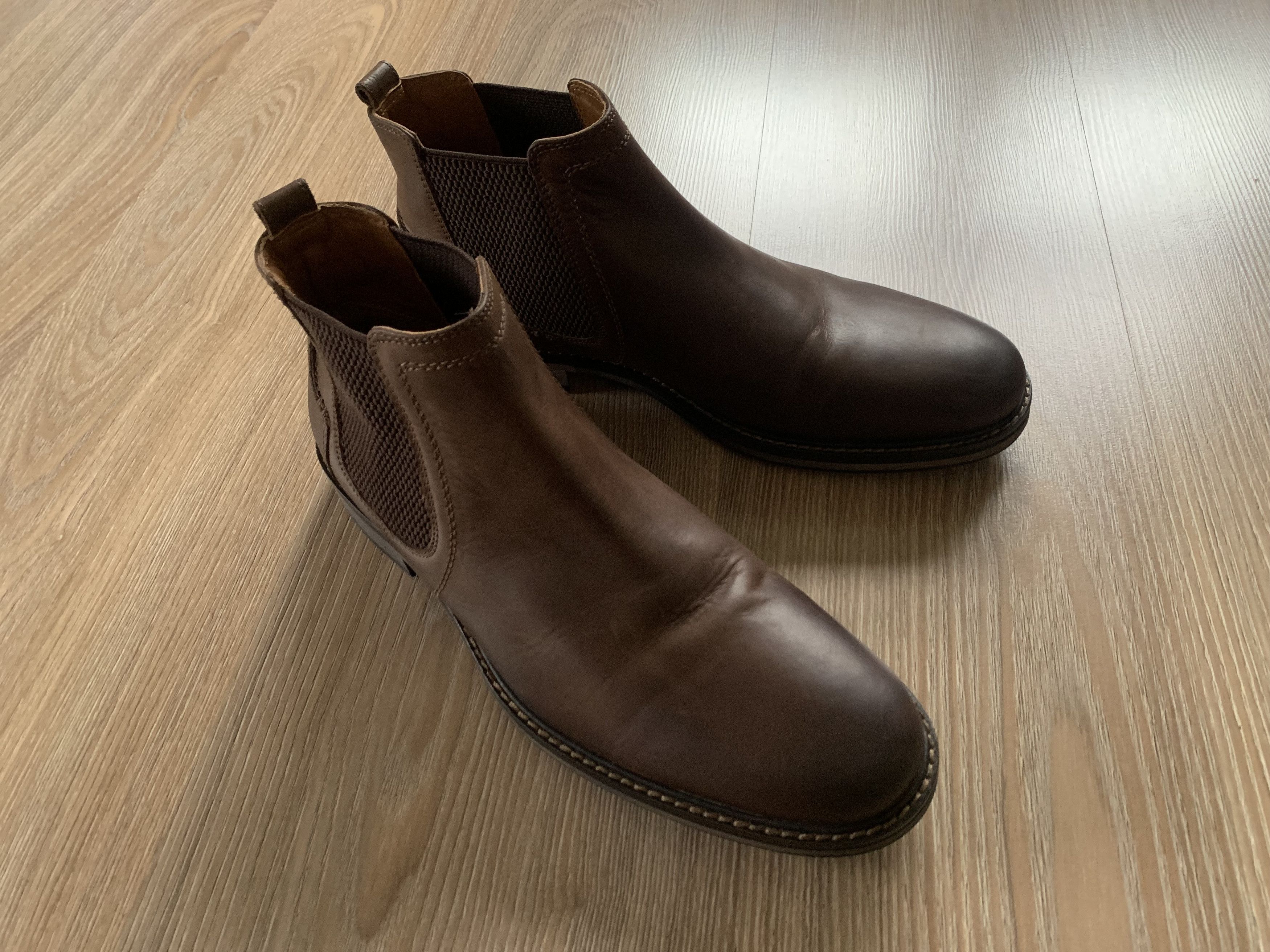 Dune London Mens Dune London Chorleys Chelsea Boots Brown Leather Size US 9 / EU 42 - 12 Thumbnail