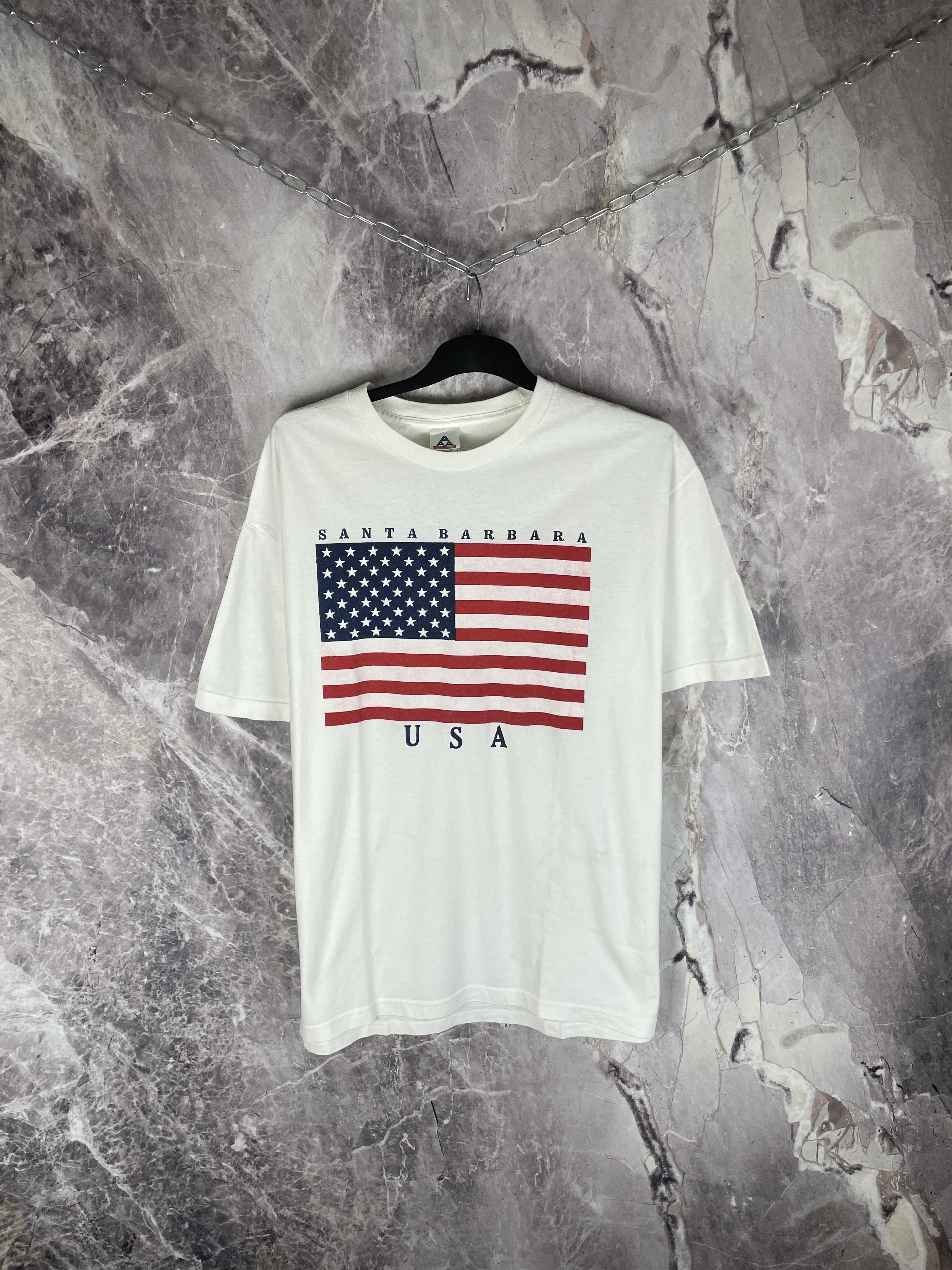 Vintage Vintage USA Santa Barbara t shirt tee 90s Size US XL / EU 56 / 4 - 1 Thumbnail