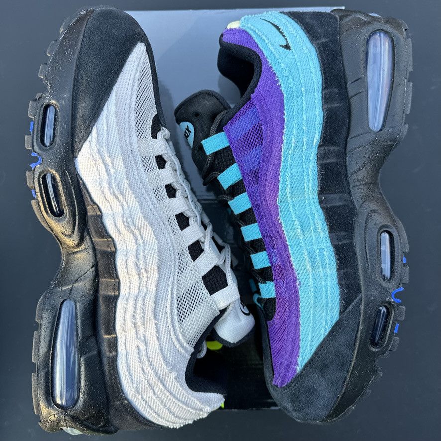 Nike Size 10 - Nike Air Max 95 Custom Skeletor Hand Dyed Size US 10 / EU 43 - 12 Thumbnail