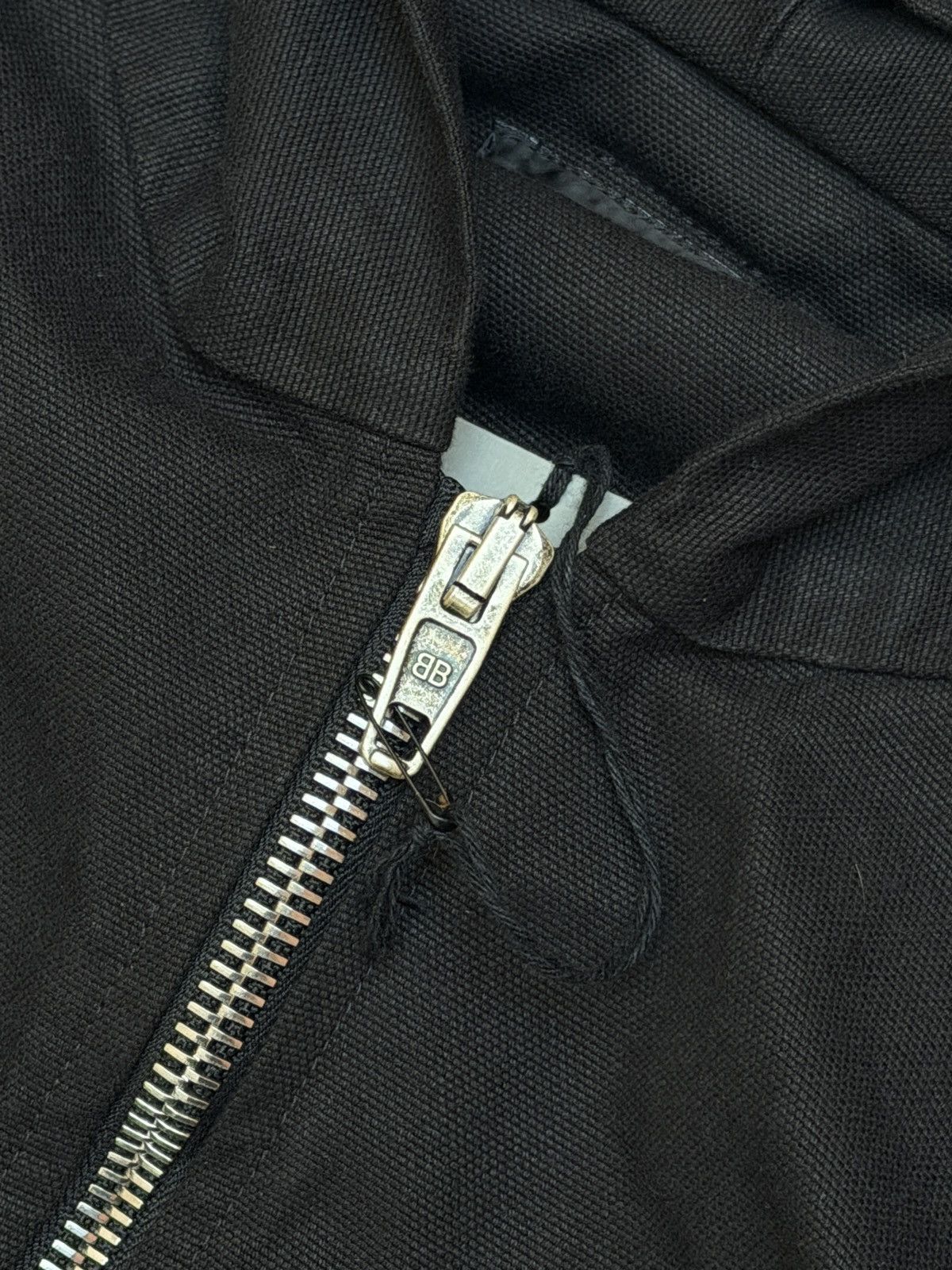 Balenciaga Balenciaga Hooded Studded Zip Up Jacket Black Size US XS / EU 42 / 0 - 13 Thumbnail