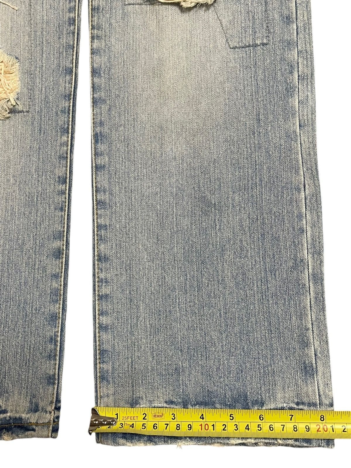 Kapital Vintage Japanese Brand Destroy Distressed Style Baggy Jeans Size US 34 / EU 50 - 16 Thumbnail