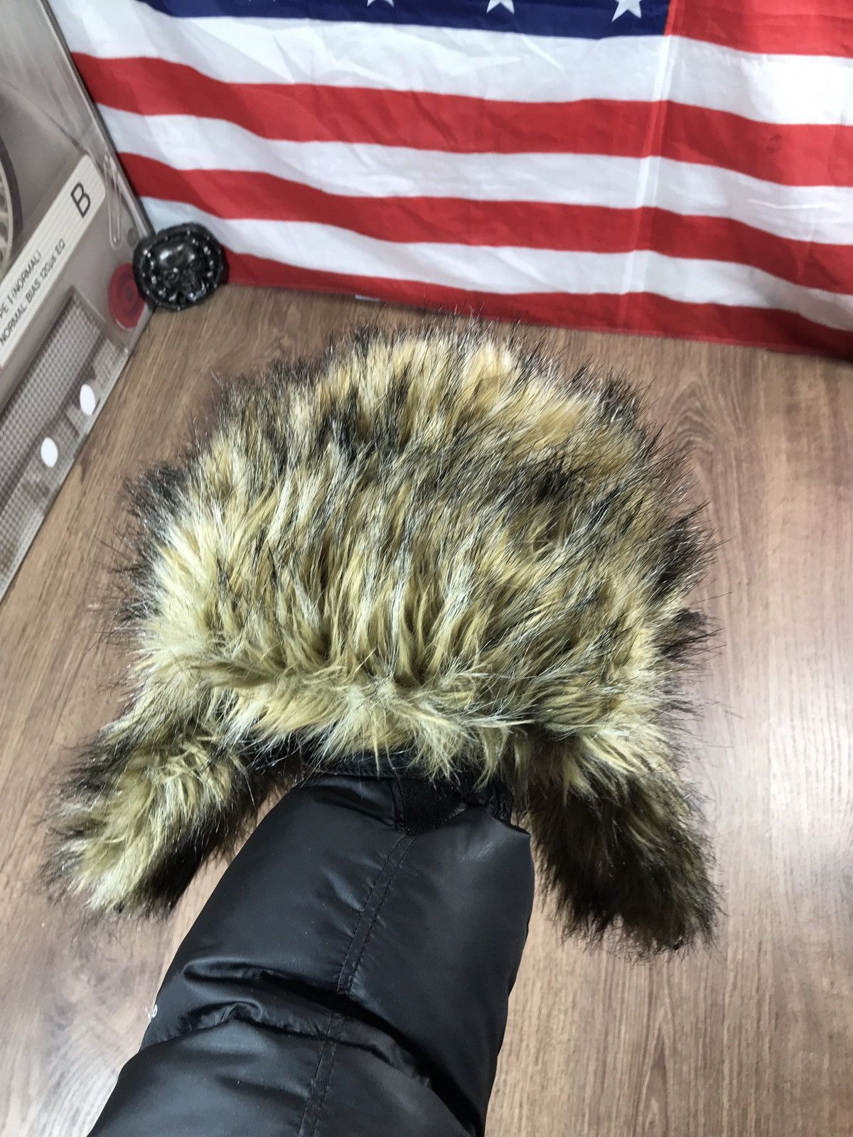 Hysteric Glamour × Japanese Brand Vintage Fuzzy Mohair Ushanka Hat Avant Garde Size ONE SIZE - 5 Thumbnail