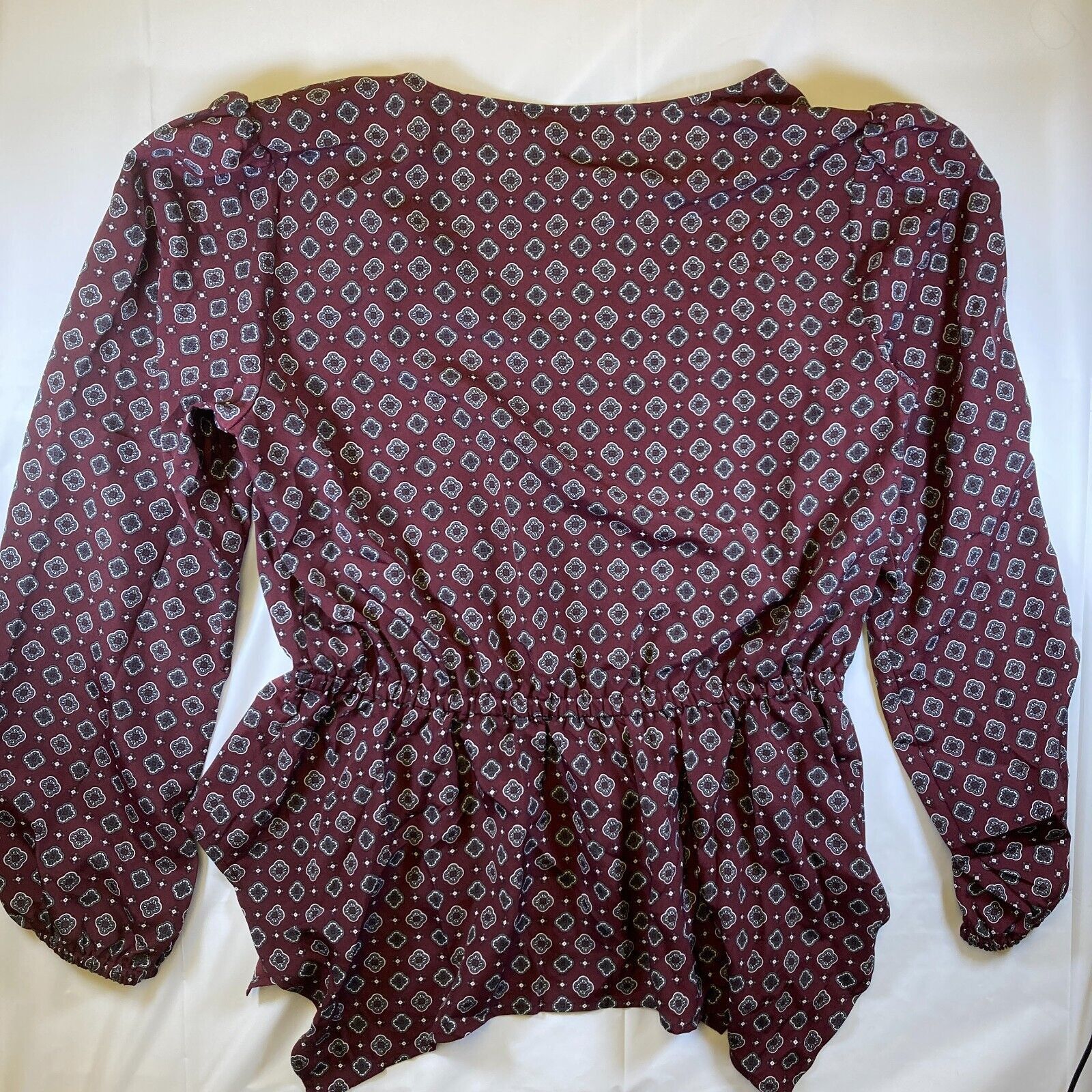 Michael Kors Michael Kors Merlot Wrap Top Printed Foulard Surplice Large Size L / US 10 / IT 46 - 2 Thumbnail