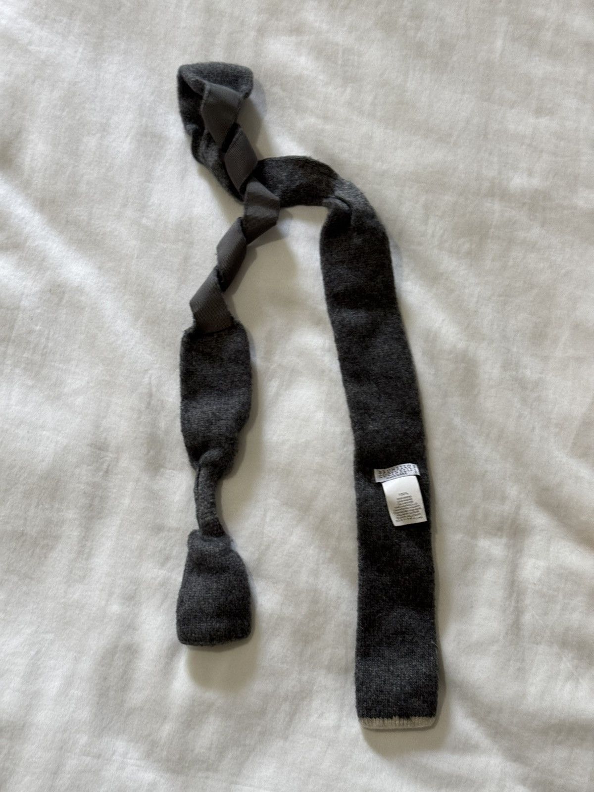 Brunello Cucinelli 100% CASHMERE - BRUNELLO CUCHINELLI TIE Size ONE SIZE - 1 Thumbnail