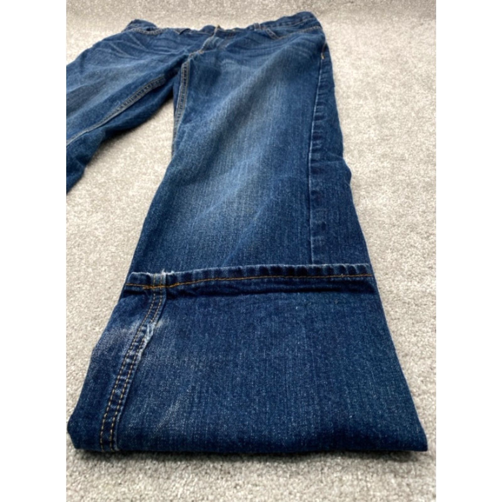 Nautica Nautica Jeans Mens 32x32 Blue Denim Jeans Straight Fit 100% Cotton 4109 Pants Regular Men 32 Blue Denim Straight 32x32 Size US 32 / EU 48 - 3 Thumbnail