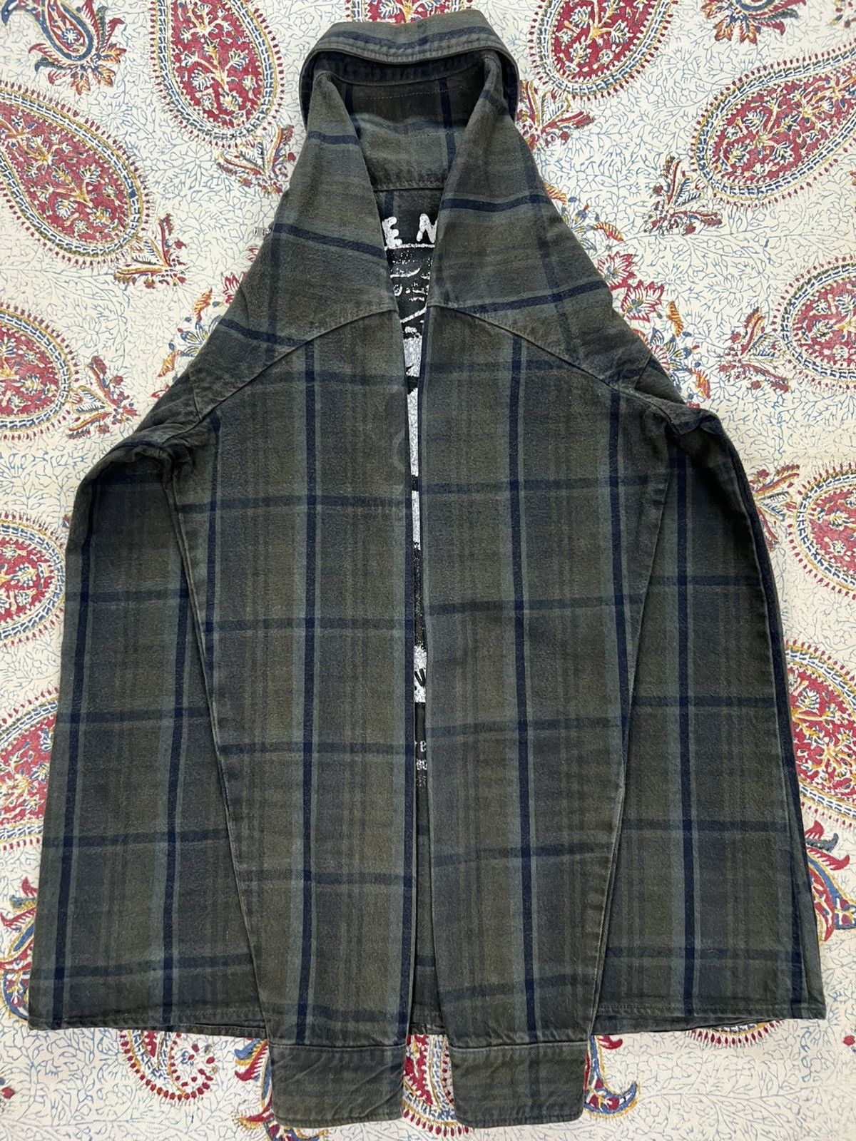 Japanese Brand Covert Org by Fuudobrain Anarchy Plaid Button Ups Shirt Size US M / EU 48-50 / 2 - 7 Thumbnail
