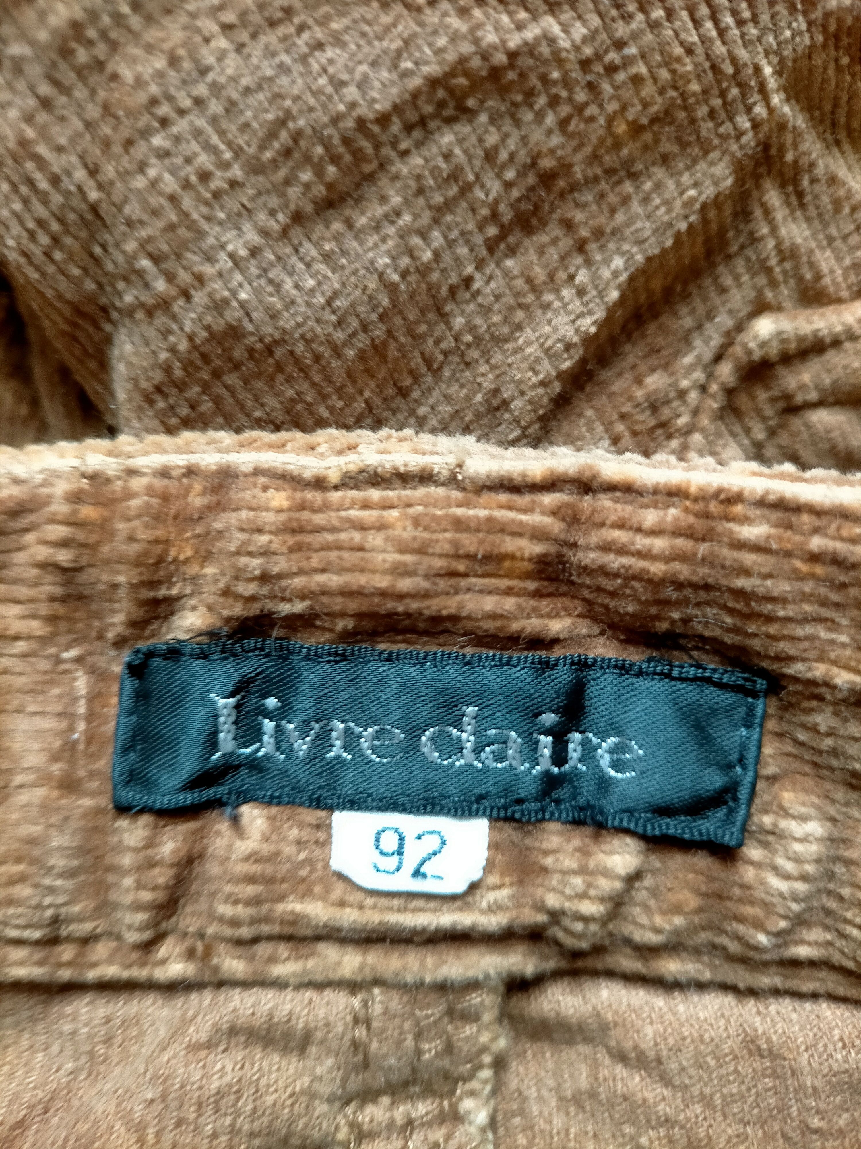 Hysteric Glamour Livre Claire Flare Coudroy Punk style Pants Size US 35 - 20 Thumbnail
