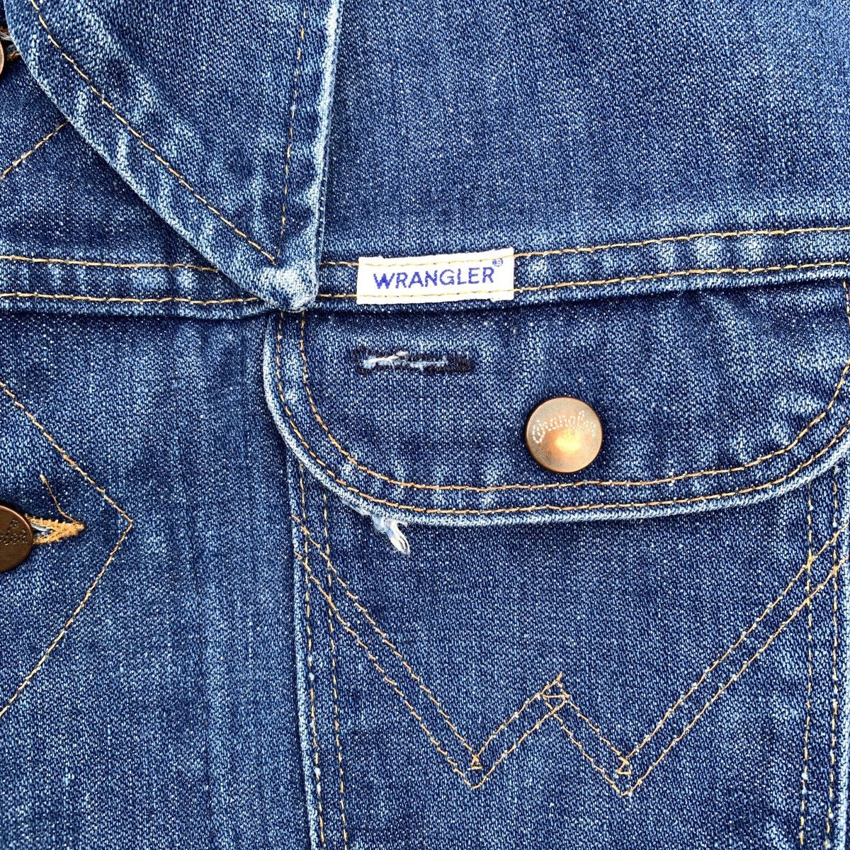 Vintage × Wrangler 80s USA Wrangler No Fault Denim Jacket Size US S / EU 44-46 / 1 - 5 Thumbnail